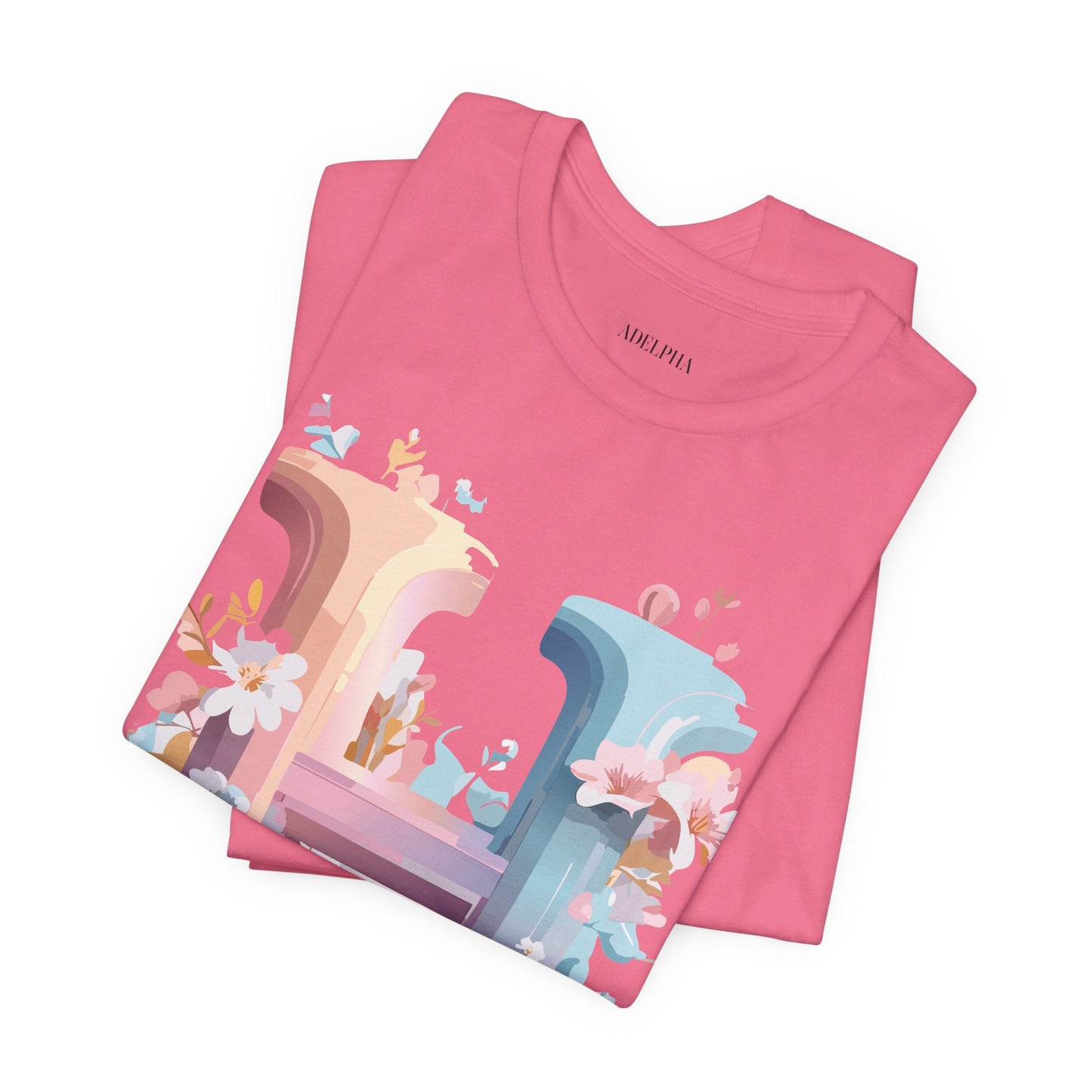 Natural Cotton Tee Shirt - Letters Collection - H Printify