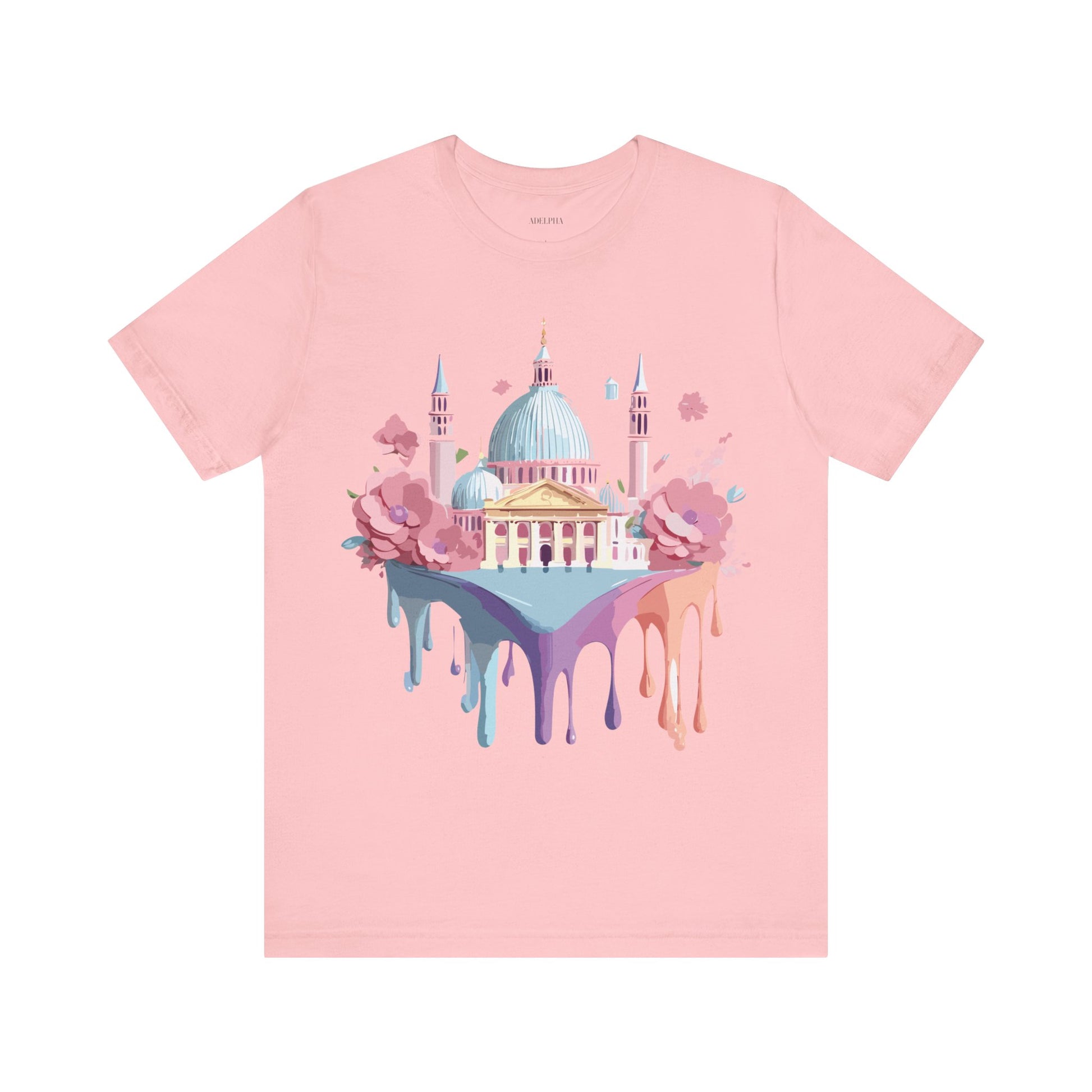 Natural Cotton Tee Shirt - Beautiful Places Collection - Venice Printify