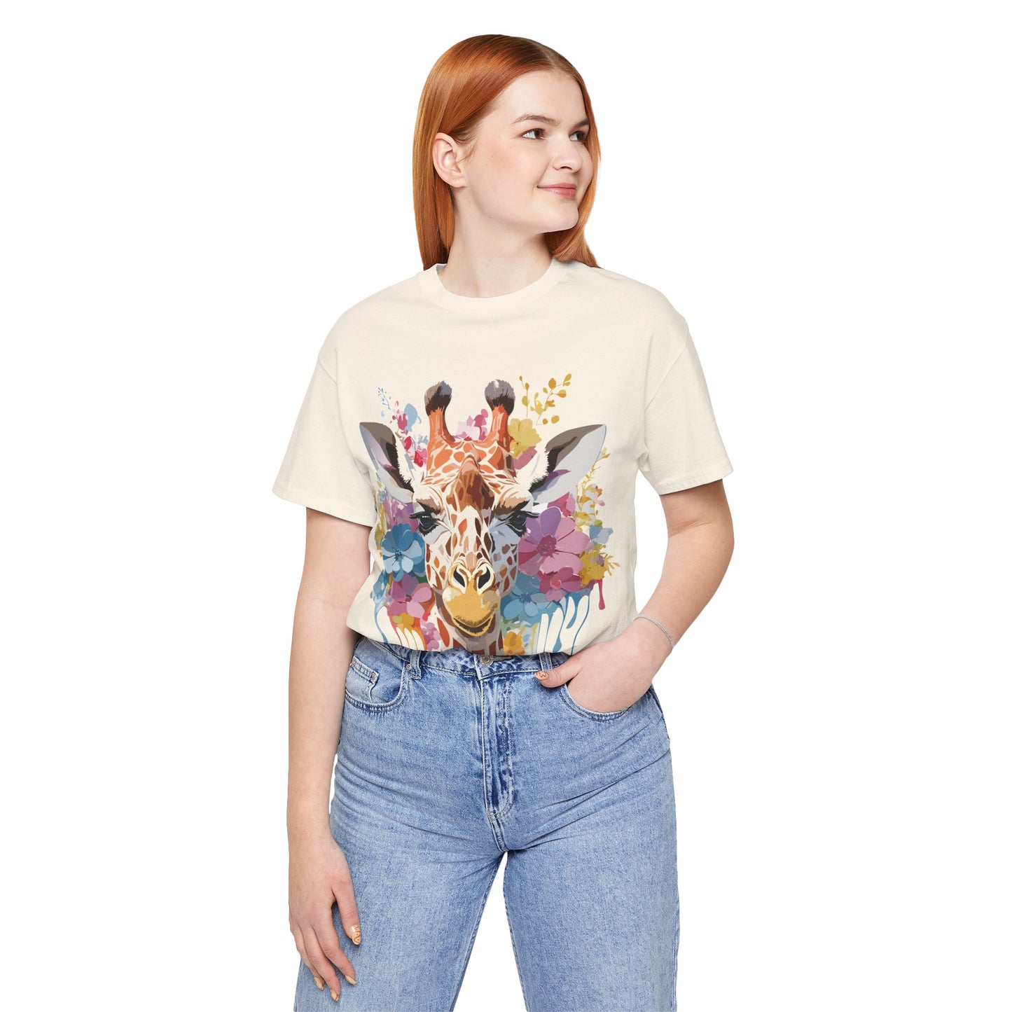 Shirt with Animals | Giraffe Printify