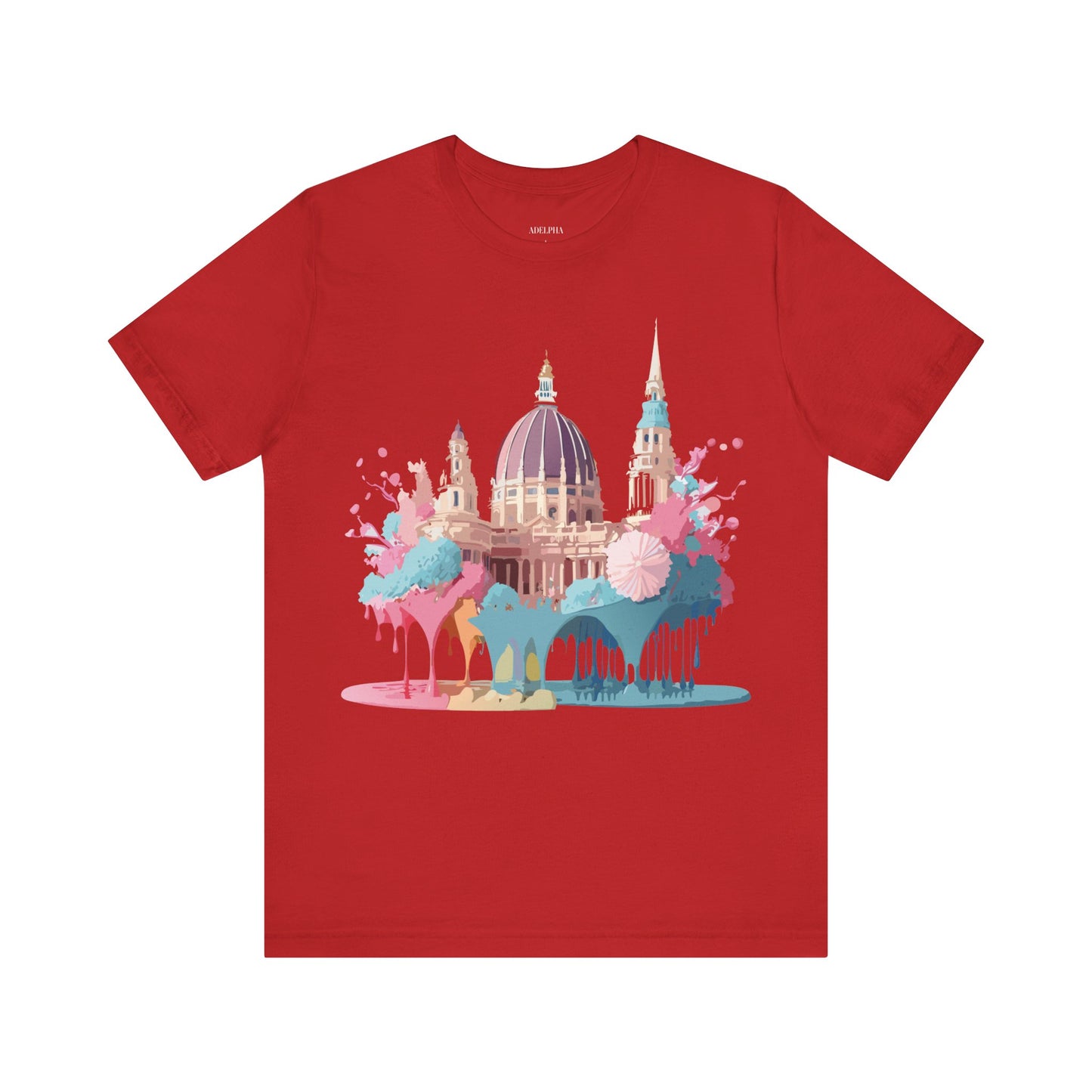 Natural Cotton Tee Shirt - Beautiful Places Collection - Vienna Printify