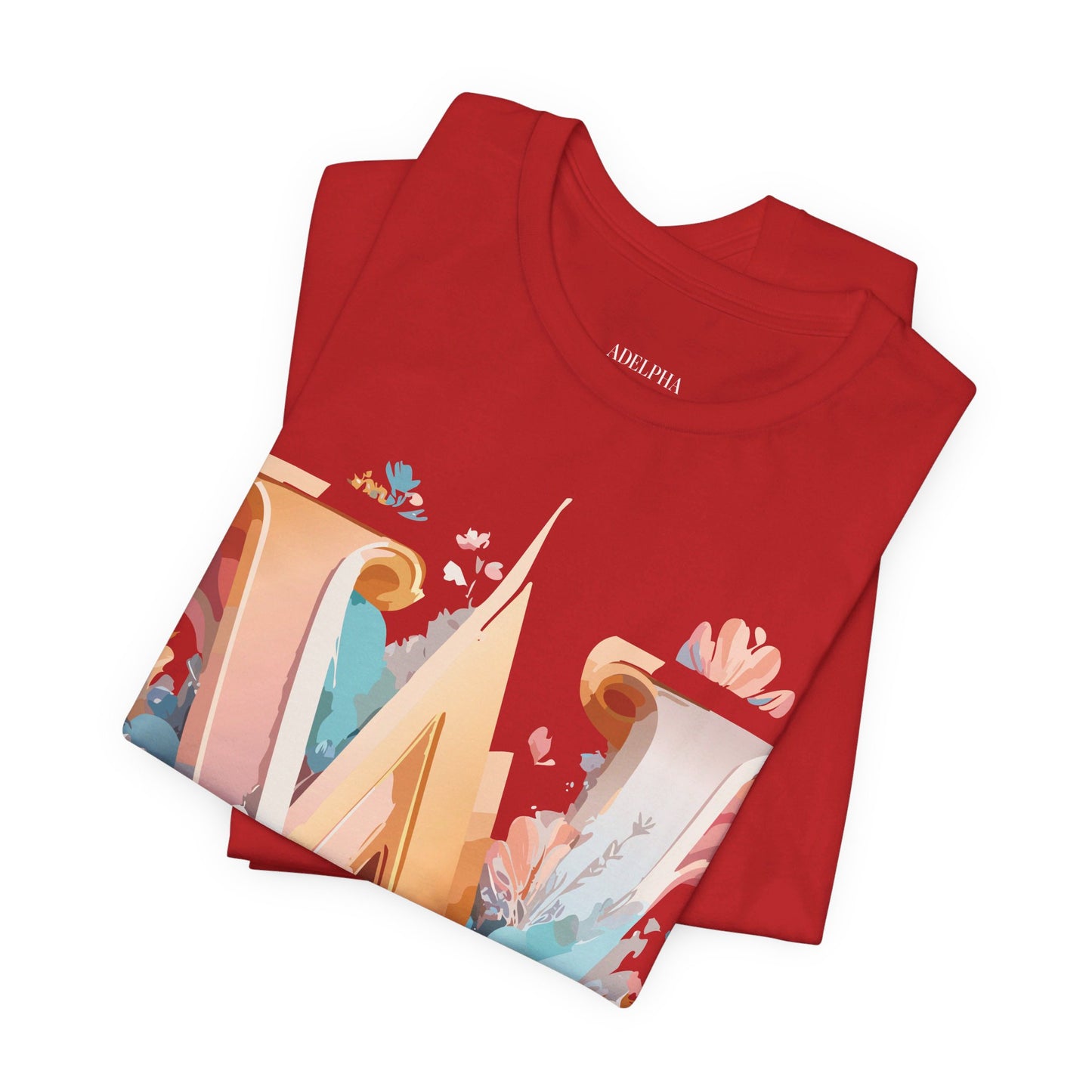 Natural Cotton Tee Shirt - Letters Collection - W Printify