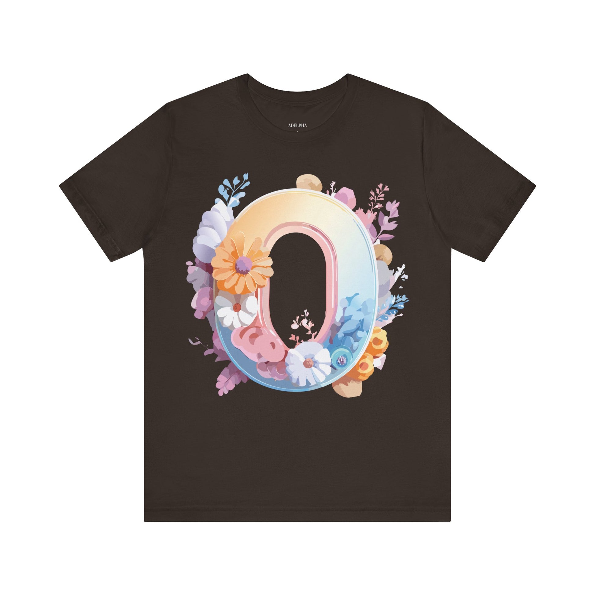 Natural Cotton Tee Shirt - Letters Collection - O Printify