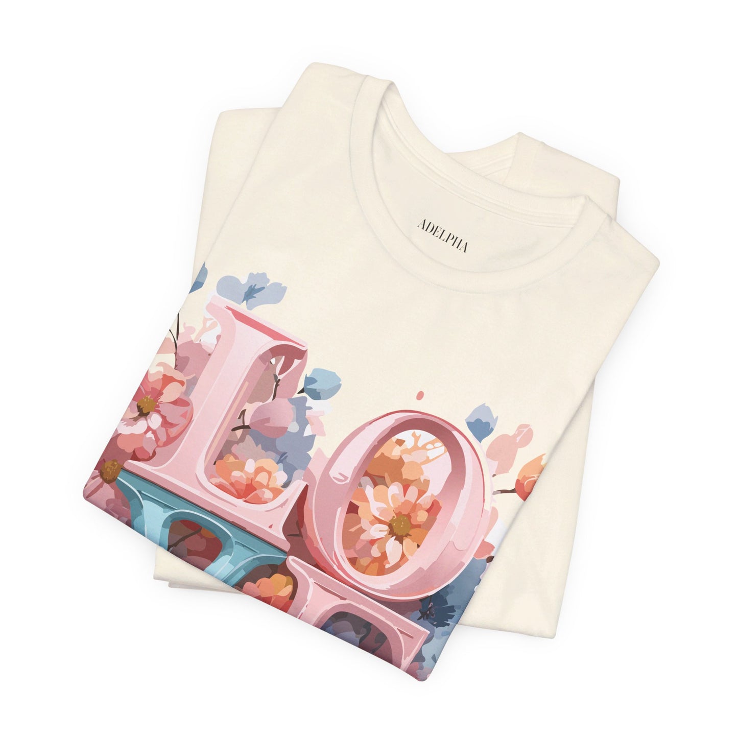 Natural Cotton Tee Shirt - Love story Collection Printify