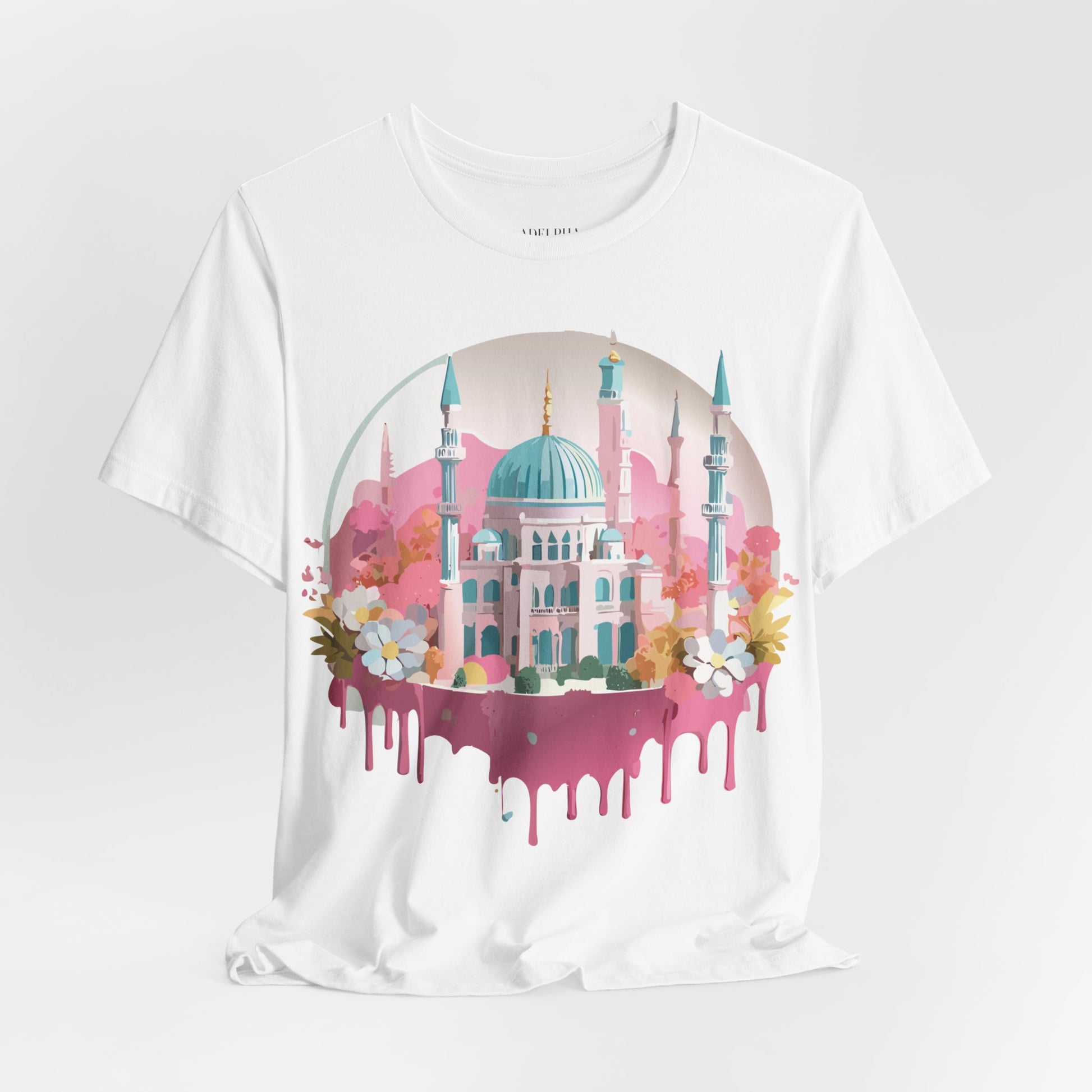 Natural Cotton Tee Shirt - Istanbul, Turkey Printify