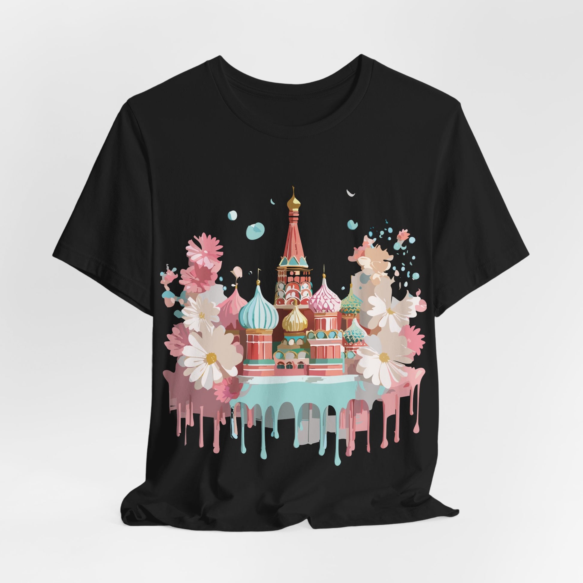 Natural Cotton Tee Shirt - Beautiful Places Collection - Moscow Printify