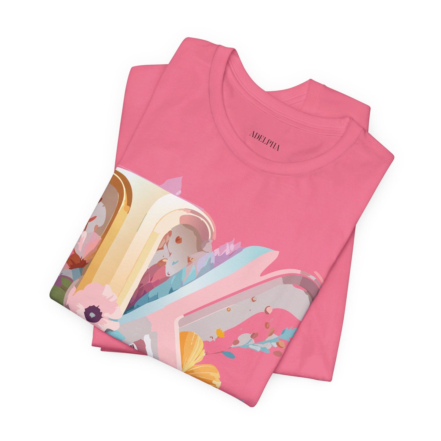 Natural Cotton Tee Shirt - Letters Collection - K Printify