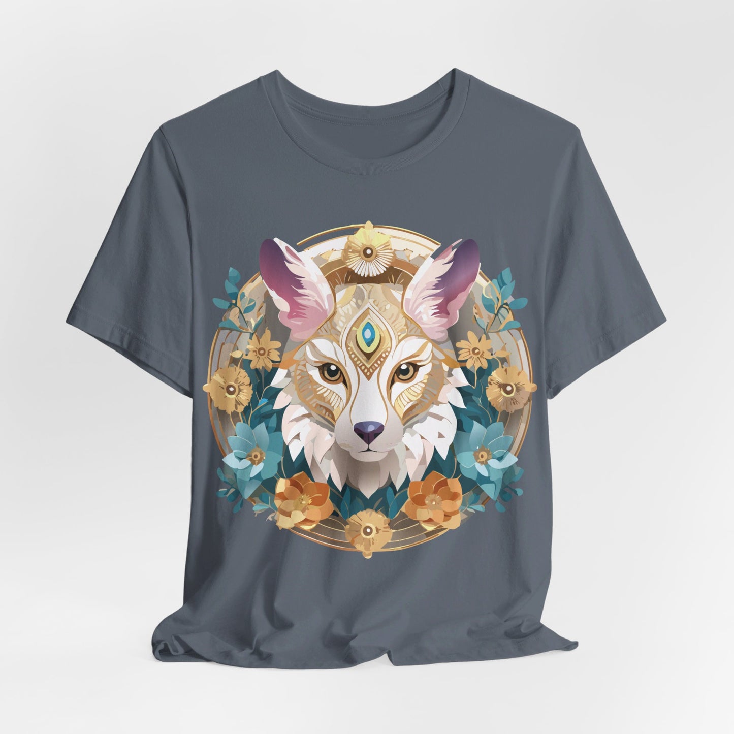 Natural Cotton Tee Shirt - Medallion Collection Printify