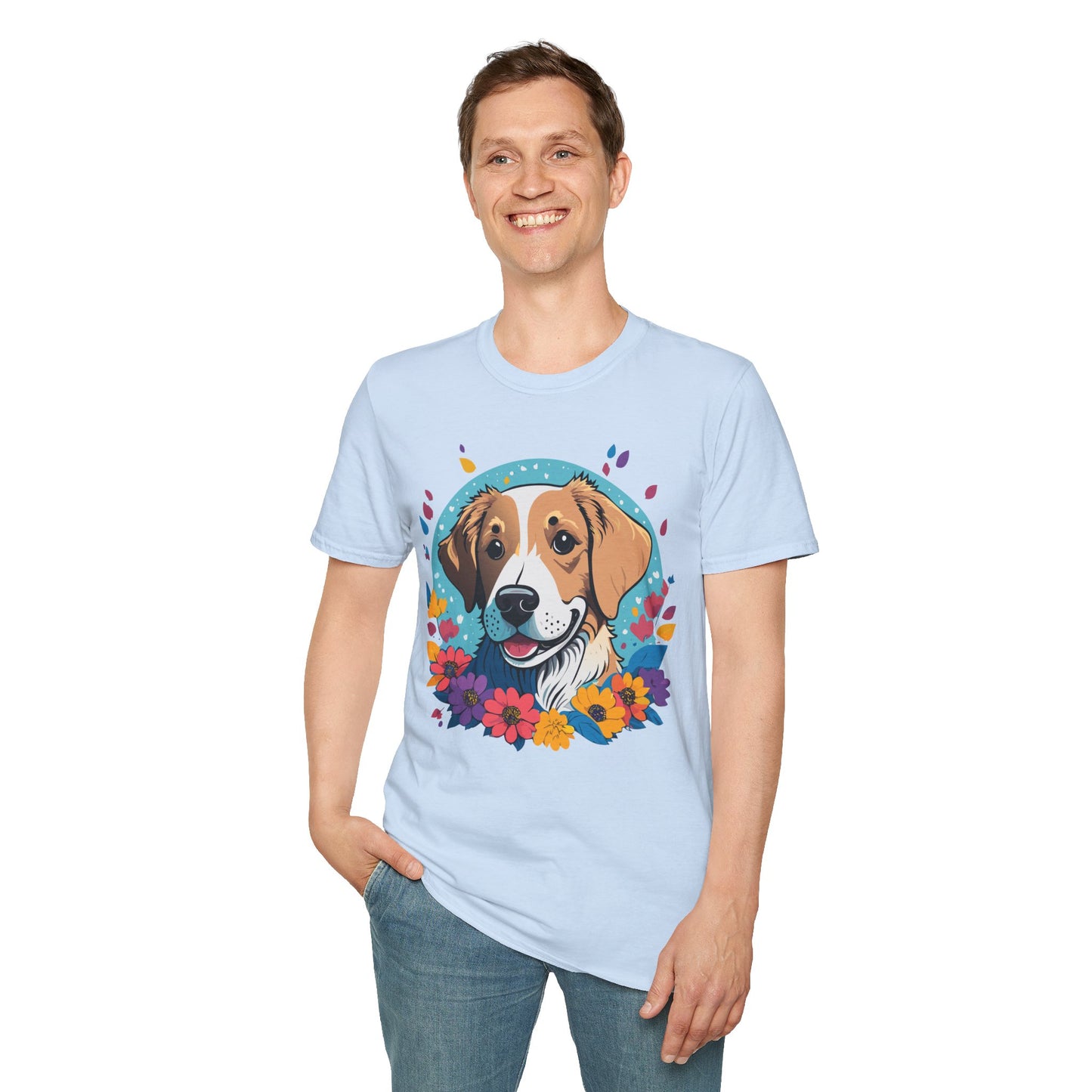 Dog Shirt, Shirt with Dog, Animal Tee, Shirt with Animals