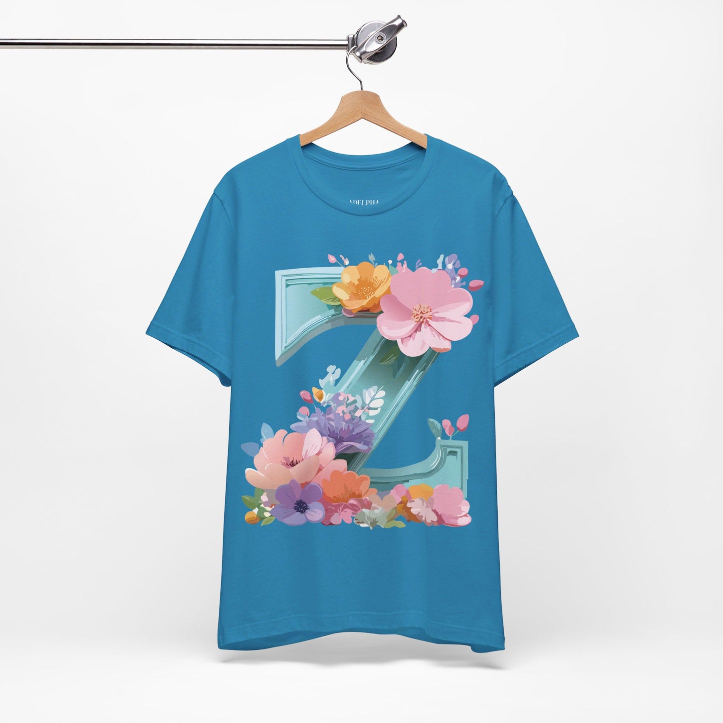 Natural Cotton Tee Shirt - Letters Collection - Z Printify