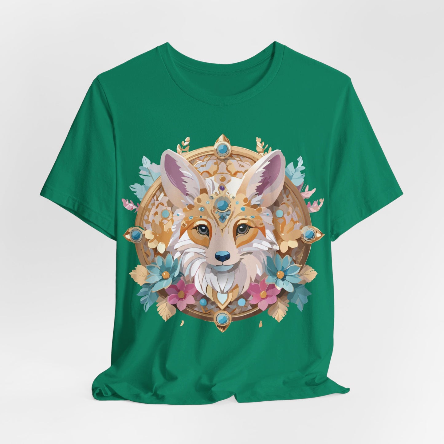 Natural Cotton Tee Shirt - Medallion Collection Printify