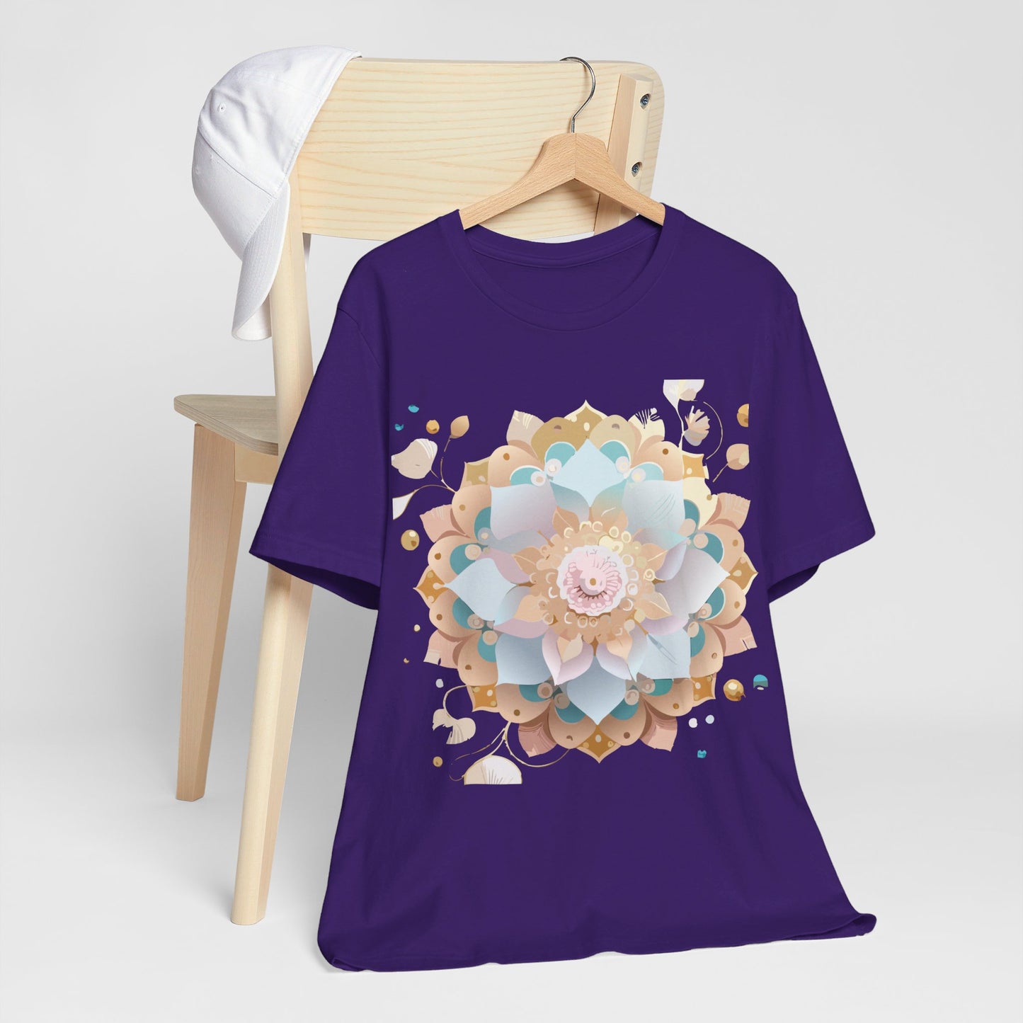 Natural Cotton Tee Shirt - Medallion Collection Printify