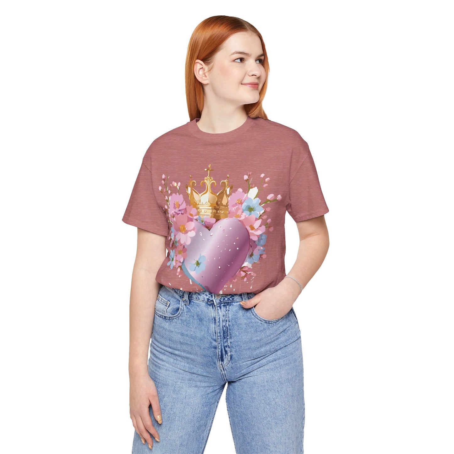 Natural Cotton Tee Shirt - Love story Collection Printify