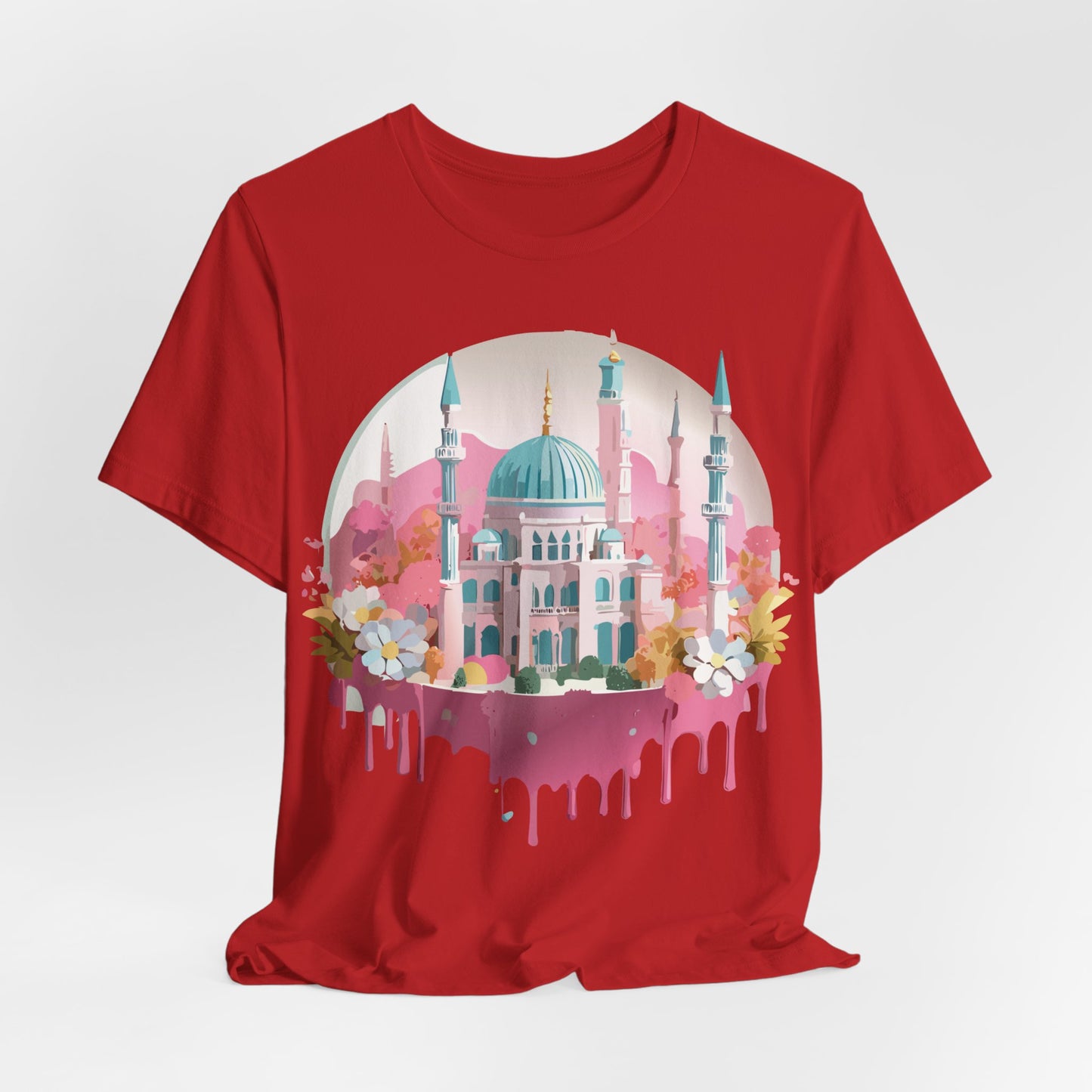 Natural Cotton Tee Shirt - Istanbul, Turkey Printify