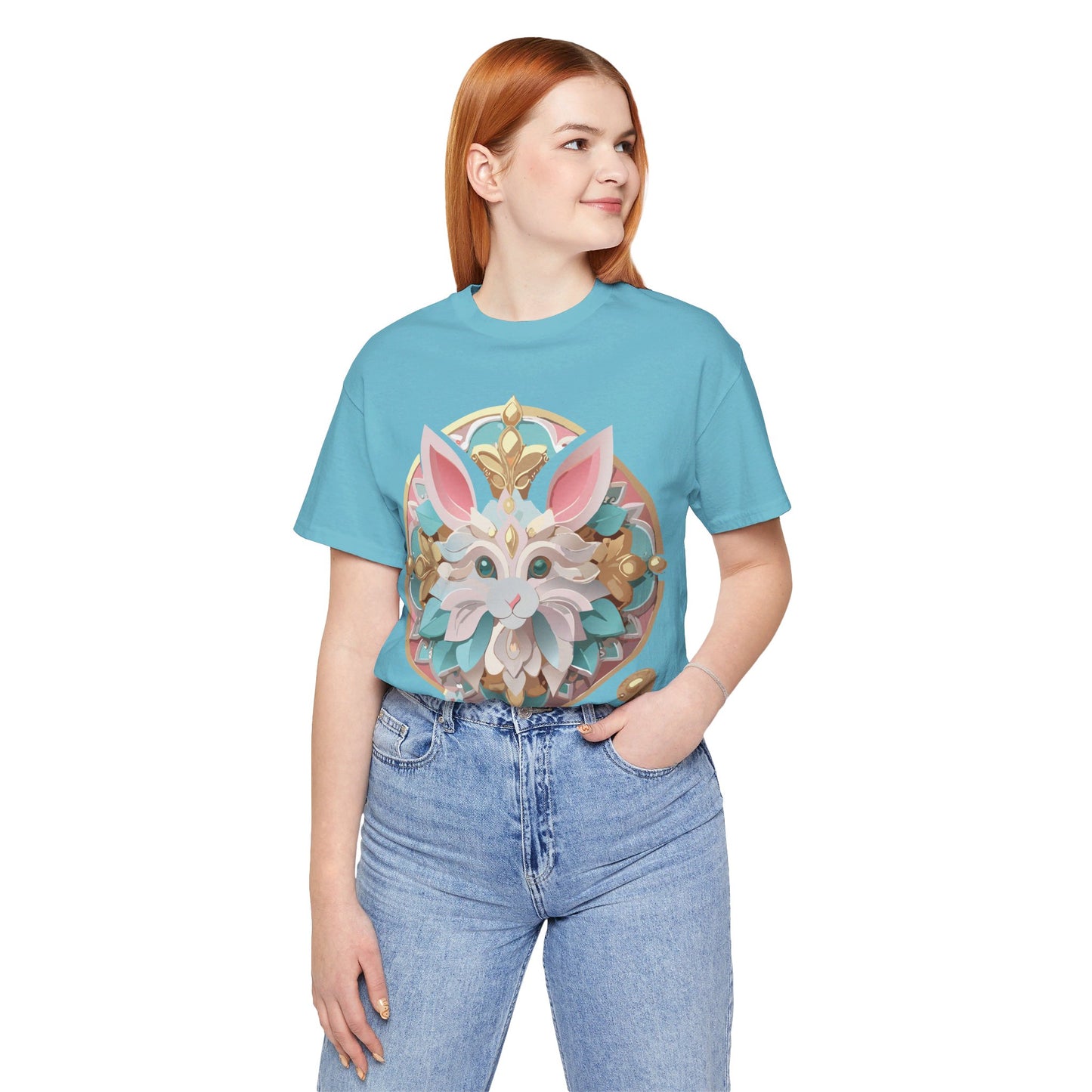 Natural Cotton Tee Shirt - Medallion Collection Printify