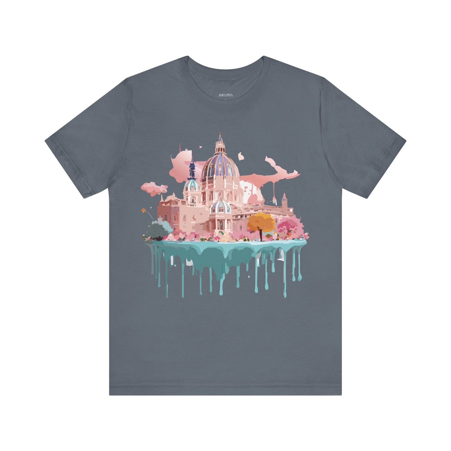 Natural Cotton Tee Shirt - Beautiful Places Collection - Vienna Printify