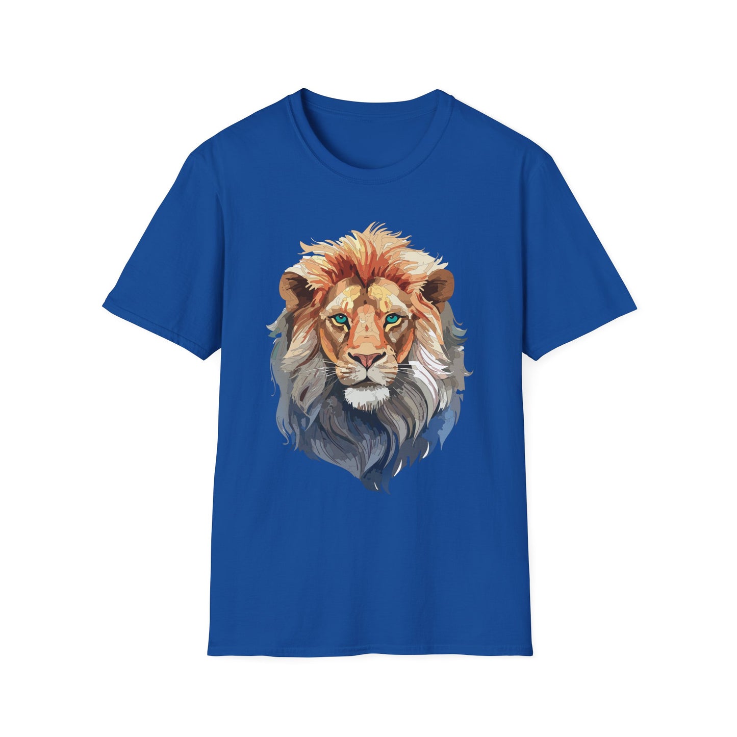 Lion Shirt, Shirt with Lion, Floral Lion Tee, Shirt with Animals