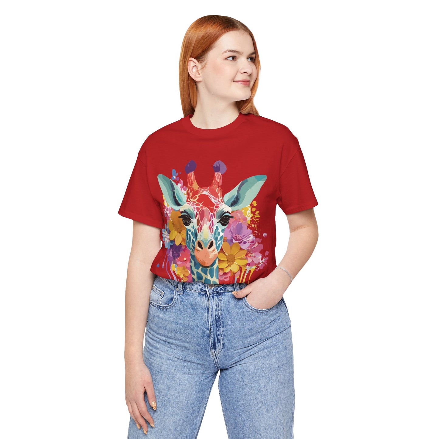 Shirt with Animals | Giraffe Printify