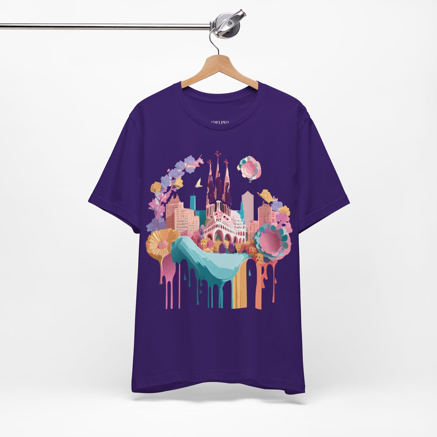 Tourist Shirt, Shirt with Barcelona - ADELPHA