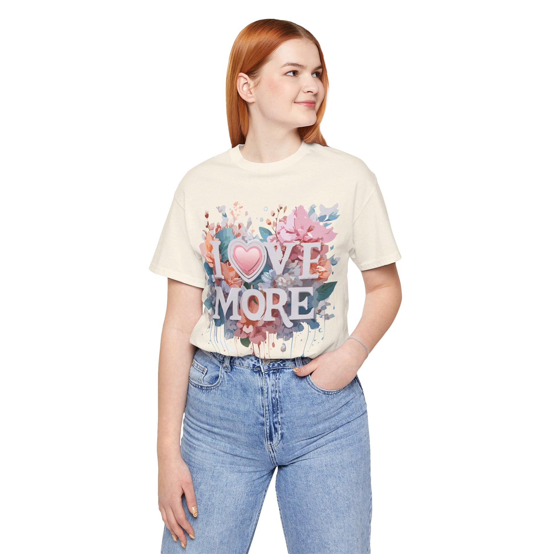 Natural Cotton Tee Shirt - Love story Collection Printify