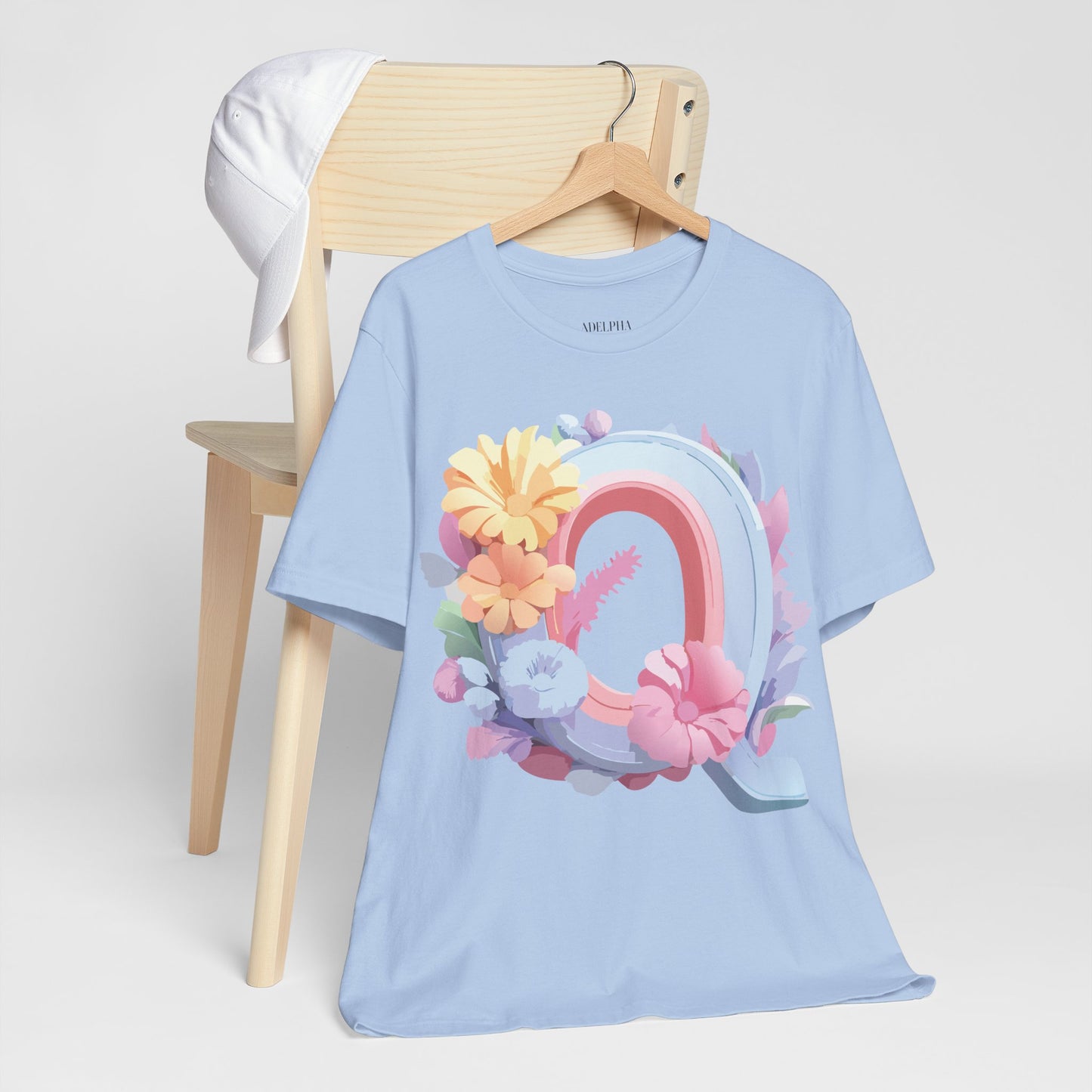 Letter Shirt, Letter Q Shirt - ADELPHA