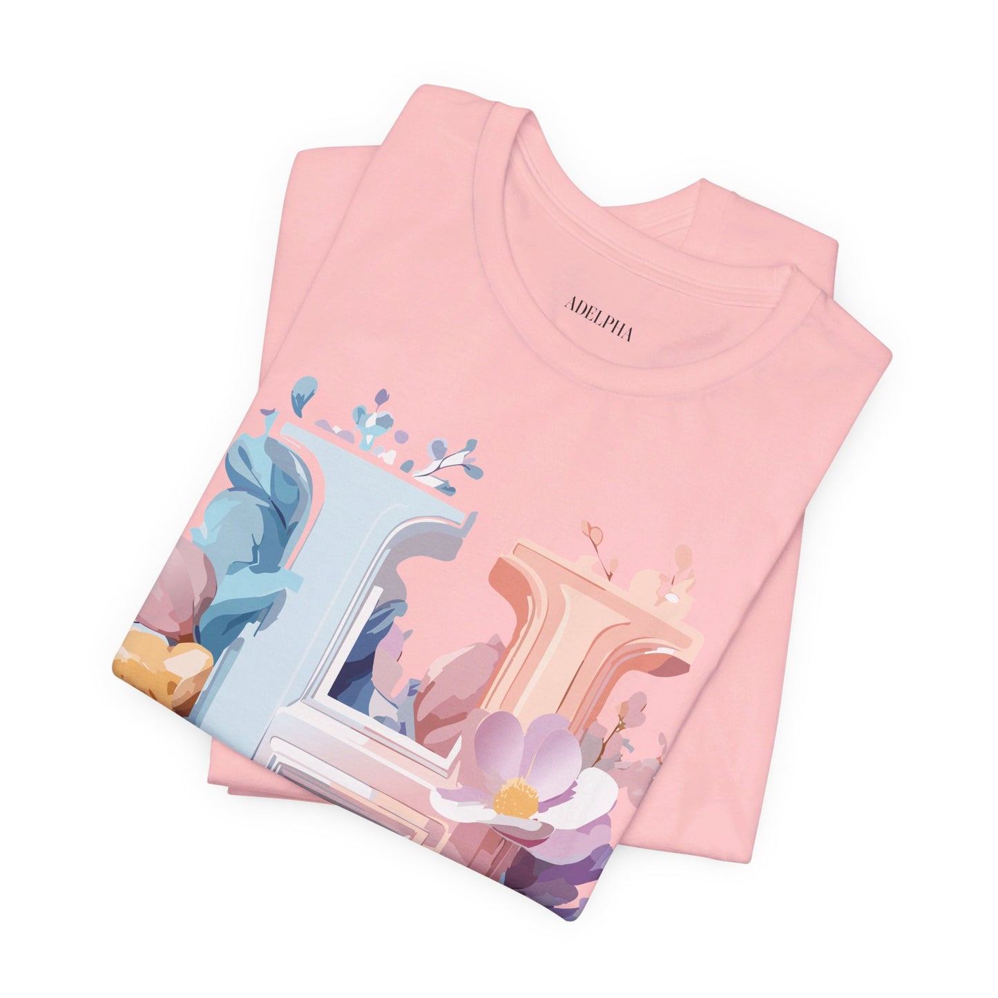 Natural Cotton Tee Shirt - Letters Collection - H Printify