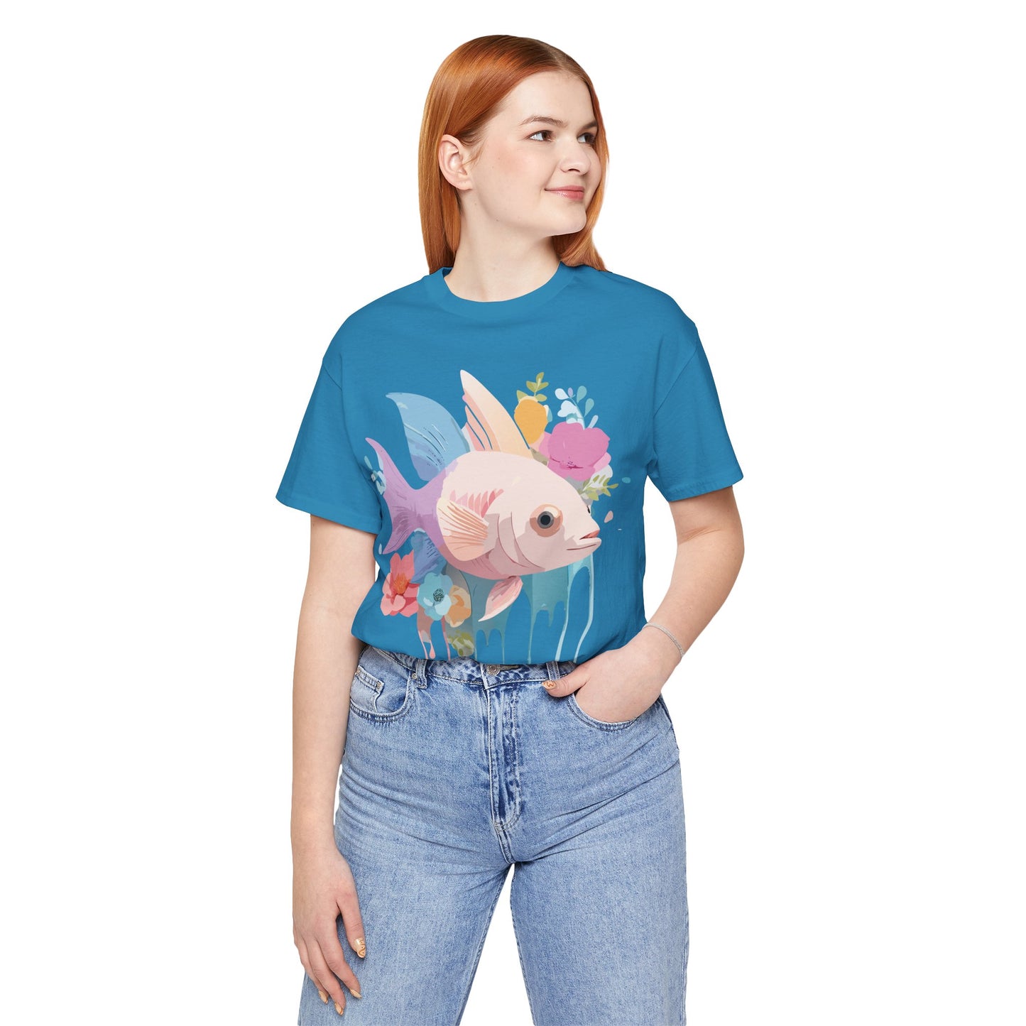 Shirt with Animals | Fish Printify