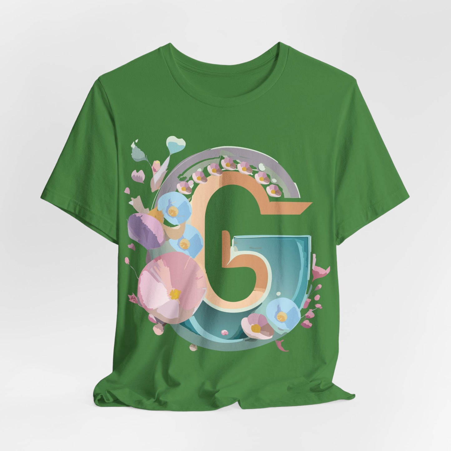 Natural Cotton Tee Shirt - Letters Collection - G Printify