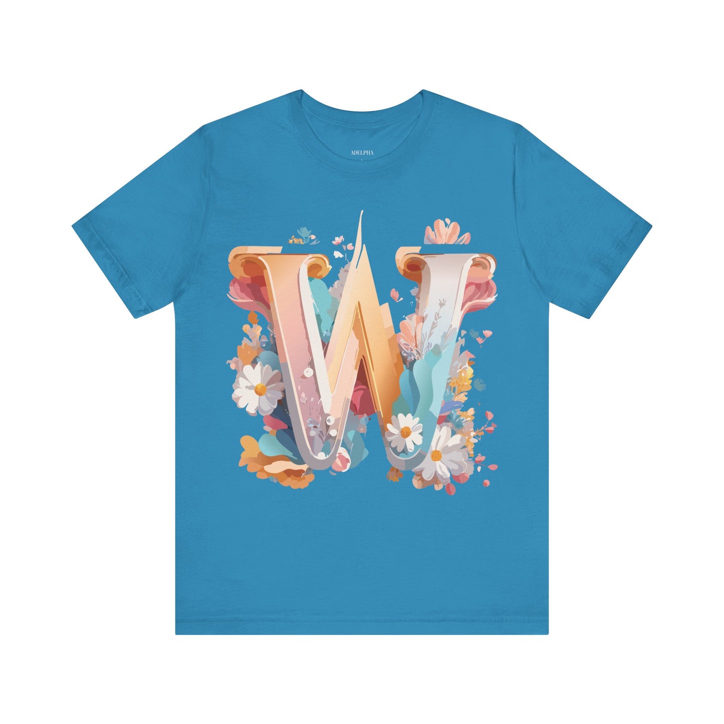 Natural Cotton Tee Shirt - Letters Collection - W Printify