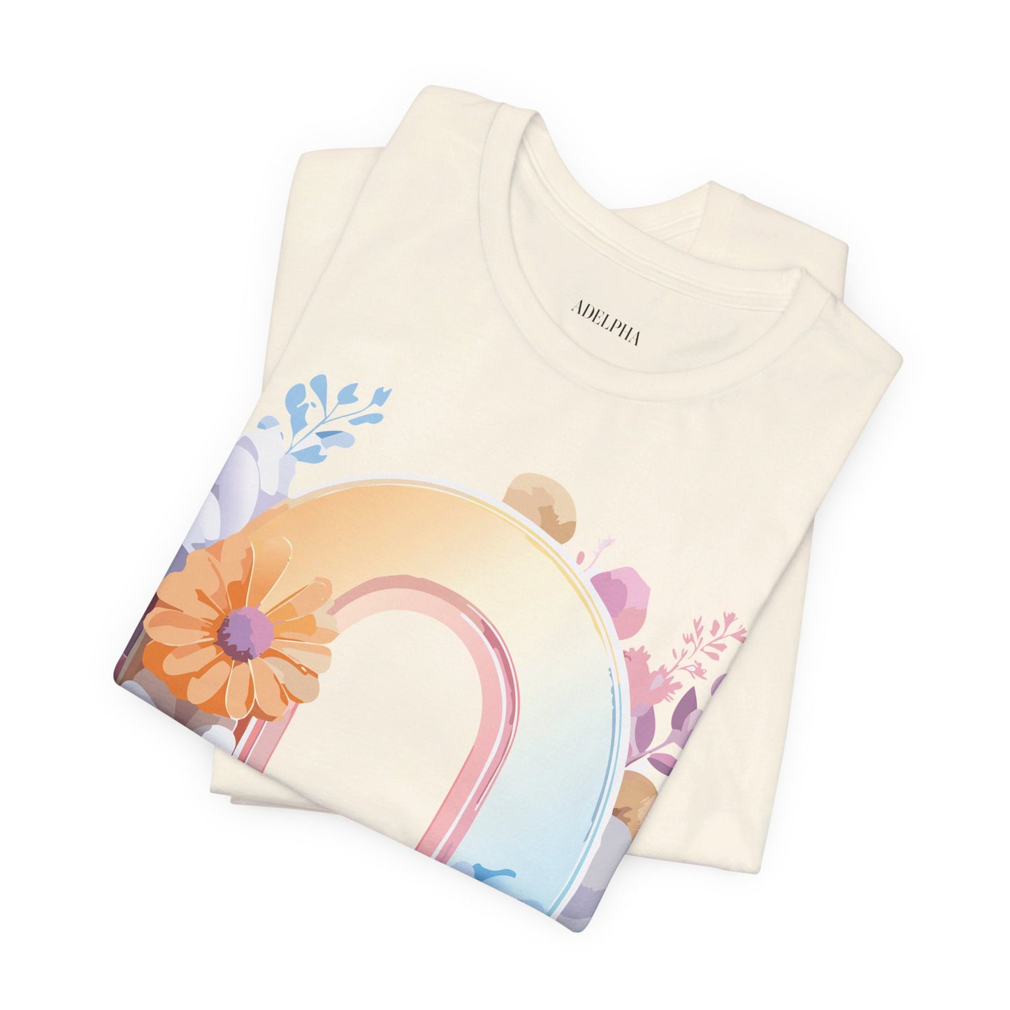 Natural Cotton Tee Shirt - Letters Collection - O Printify