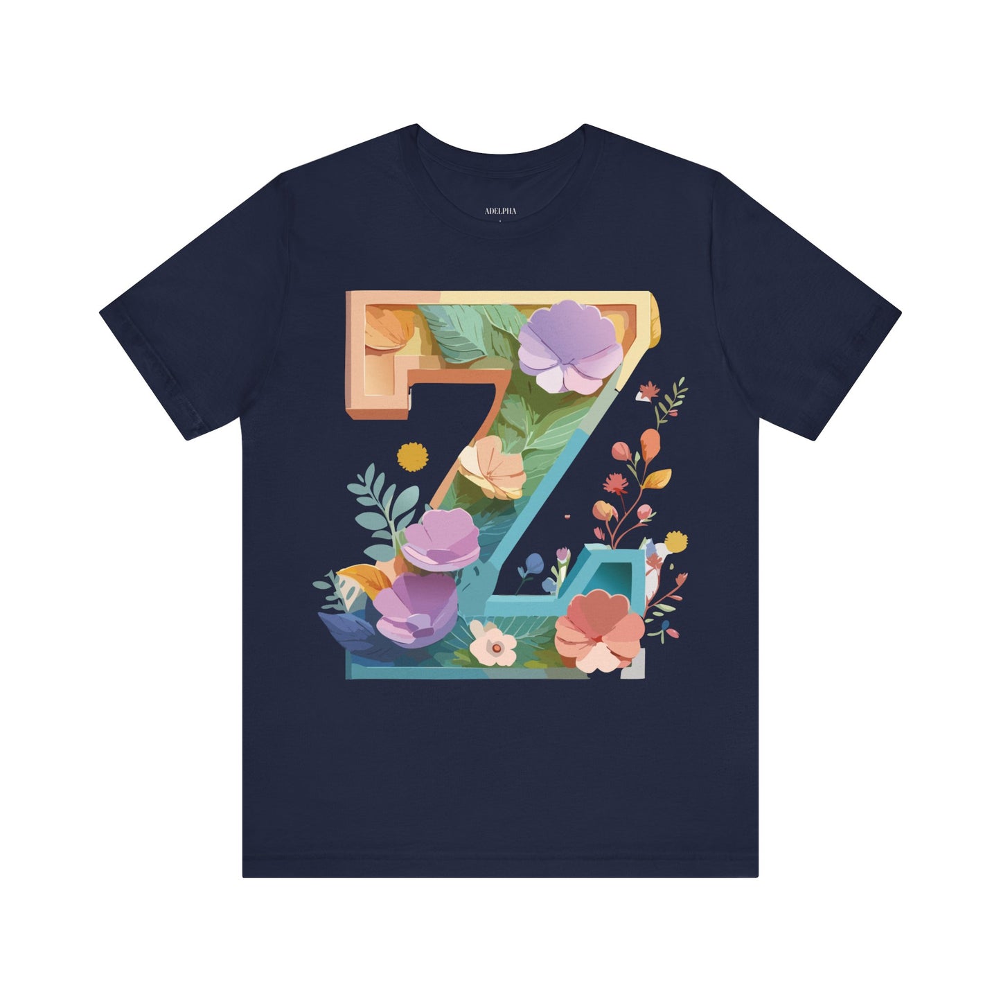 Natural Cotton Tee Shirt - Letters Collection - Z Printify