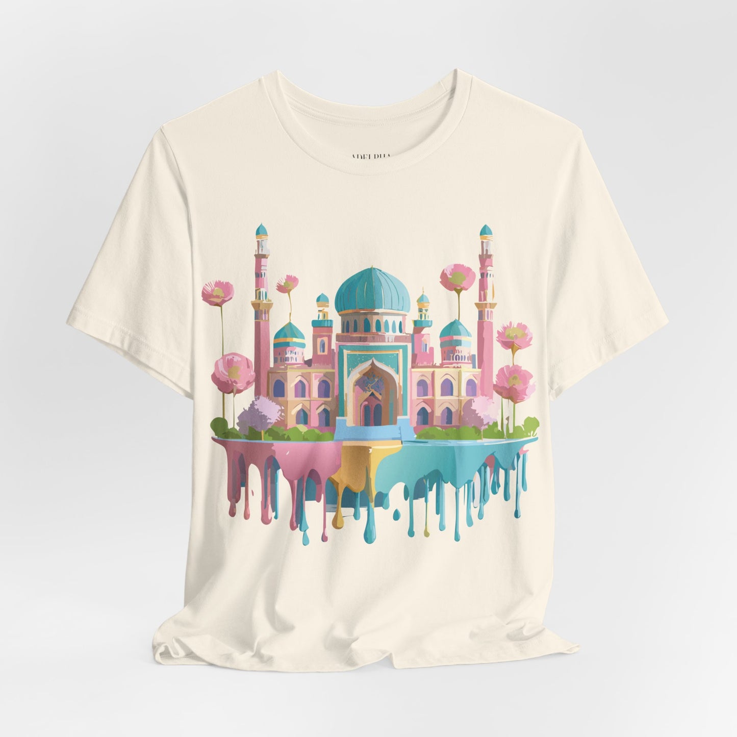 Natural Cotton Tee Shirt - Tashkent, Uzbekistan Printify