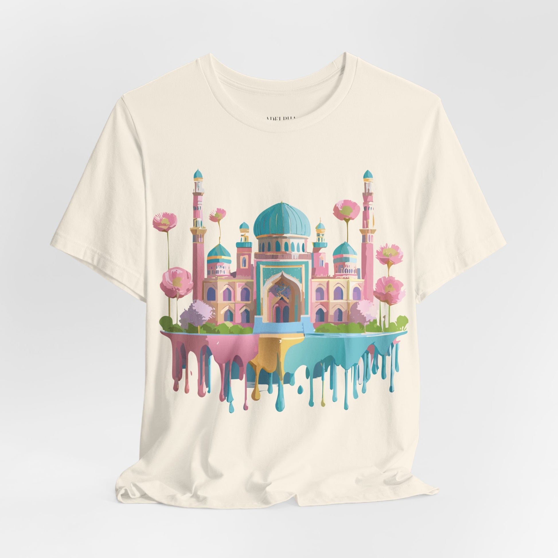 Natural Cotton Tee Shirt - Tashkent, Uzbekistan Printify