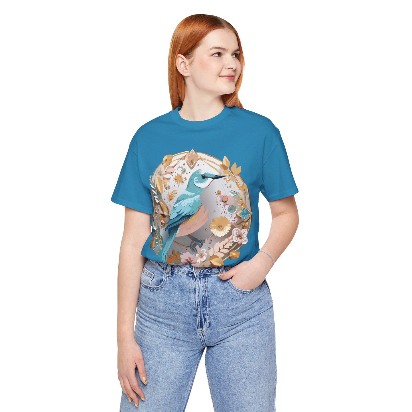 Natural Cotton Tee Shirt - Medallion Collection Printify