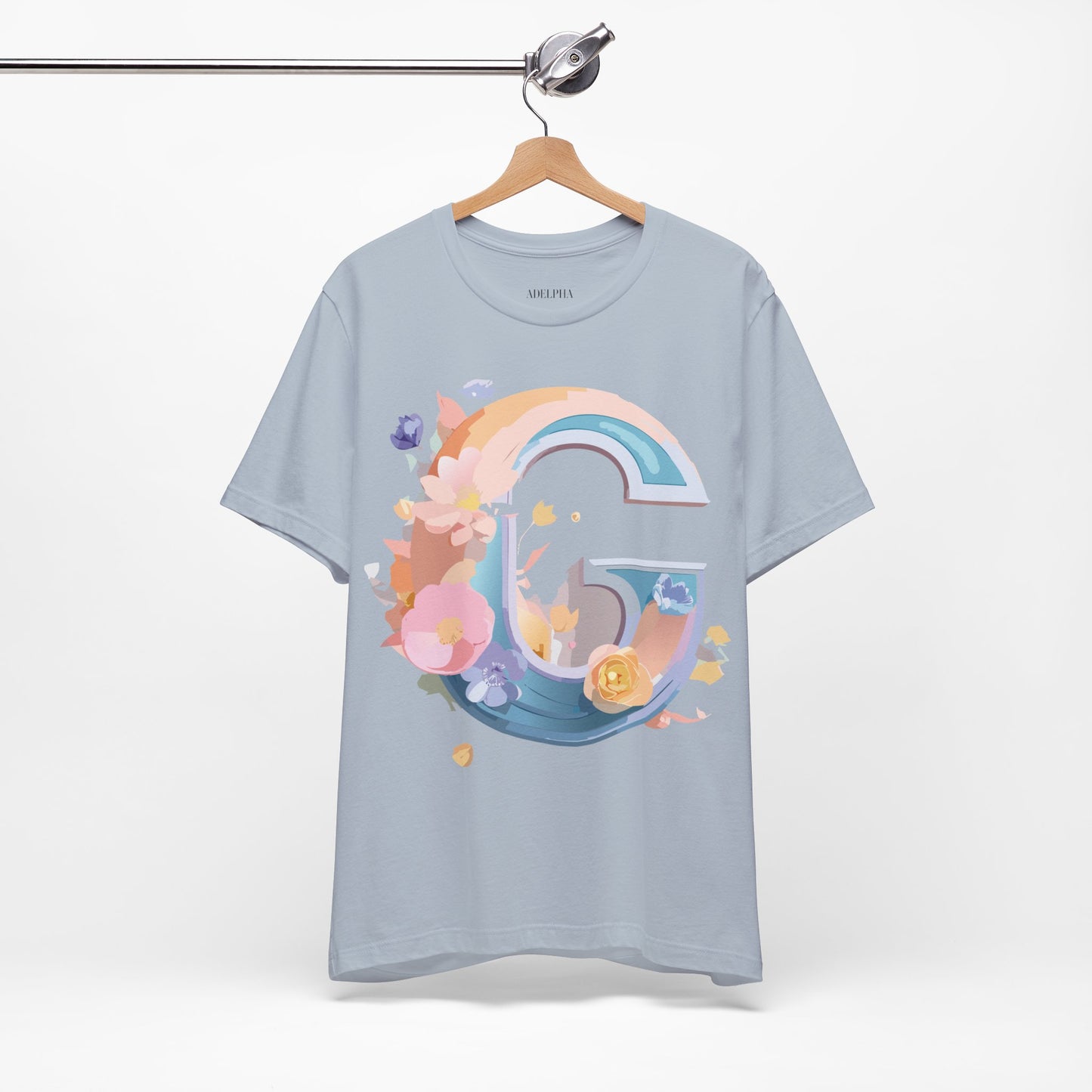 Natural Cotton Tee Shirt - Letters Collection - G Printify