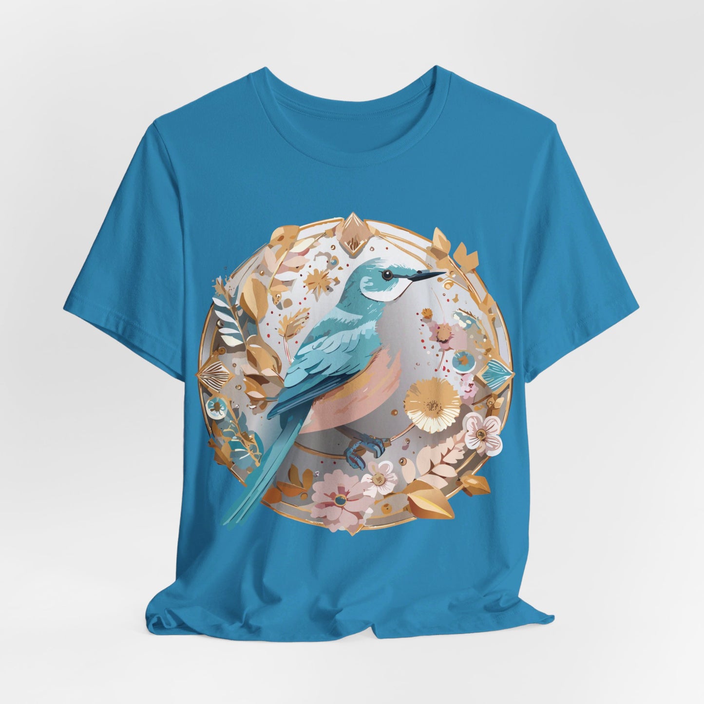 Natural Cotton Tee Shirt - Medallion Collection Printify