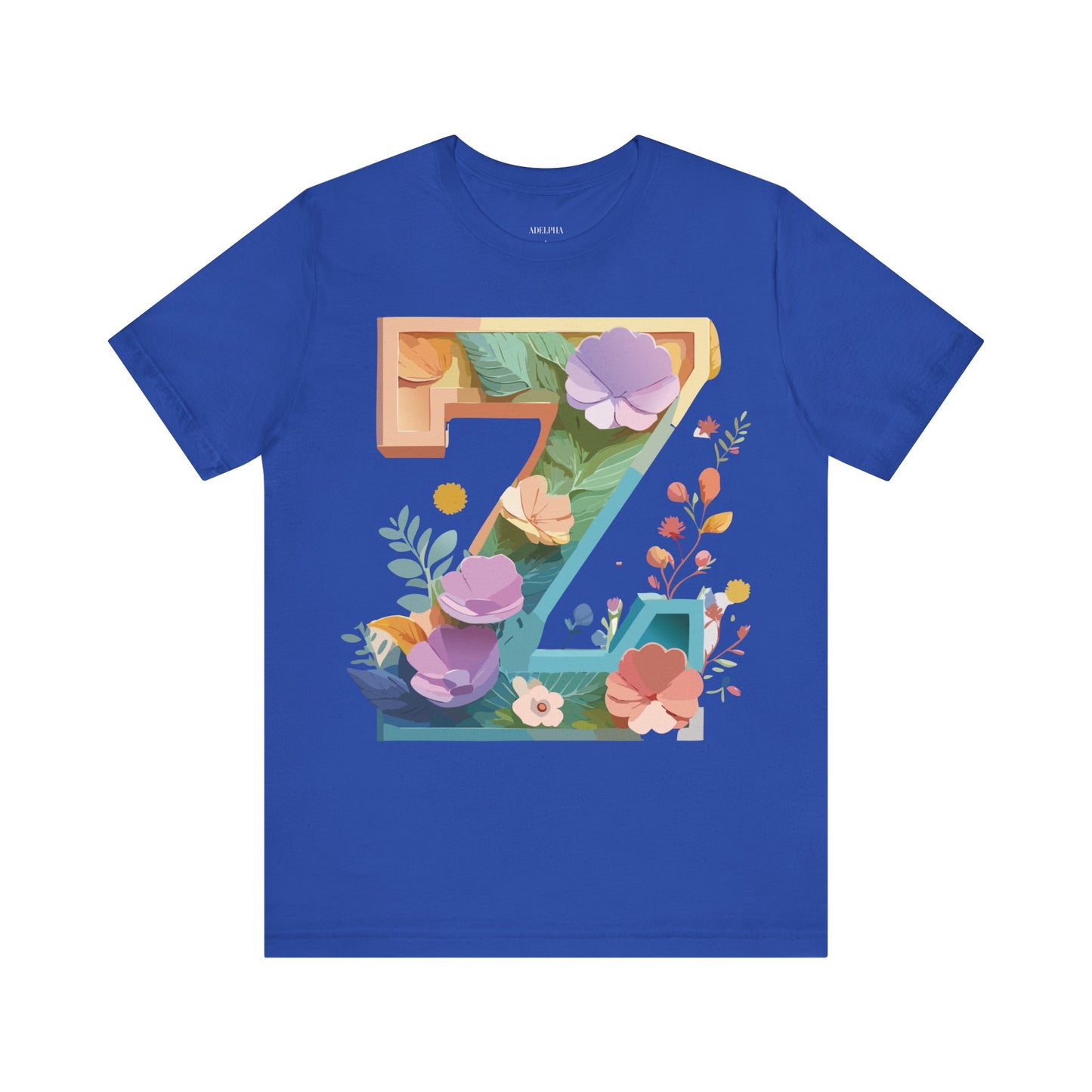 Natural Cotton Tee Shirt - Letters Collection - Z Printify