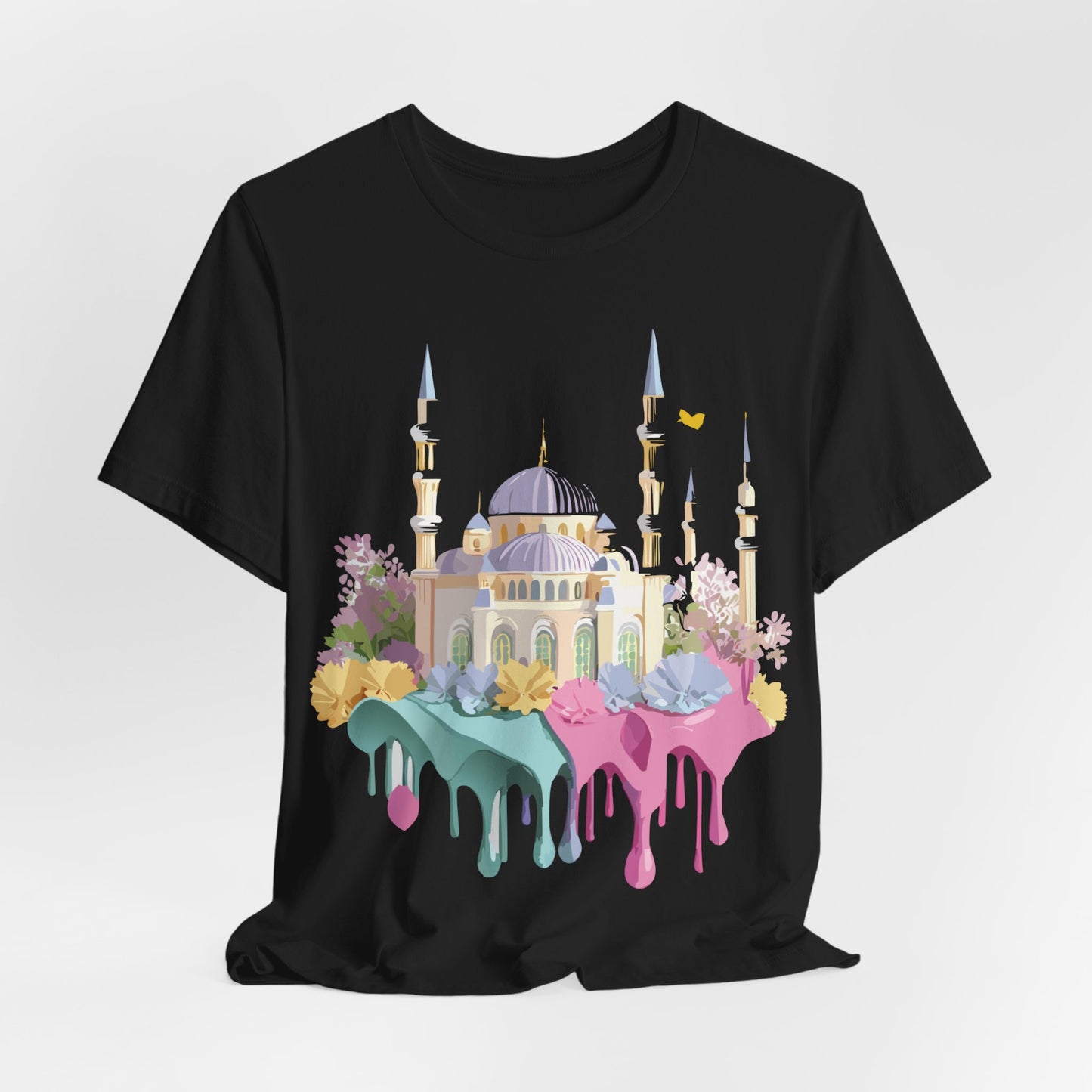 Natural Cotton Tee Shirt - Istanbul, Turkey Printify