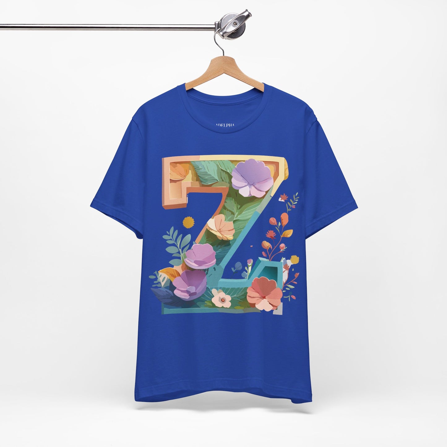 Natural Cotton Tee Shirt - Letters Collection - Z Printify