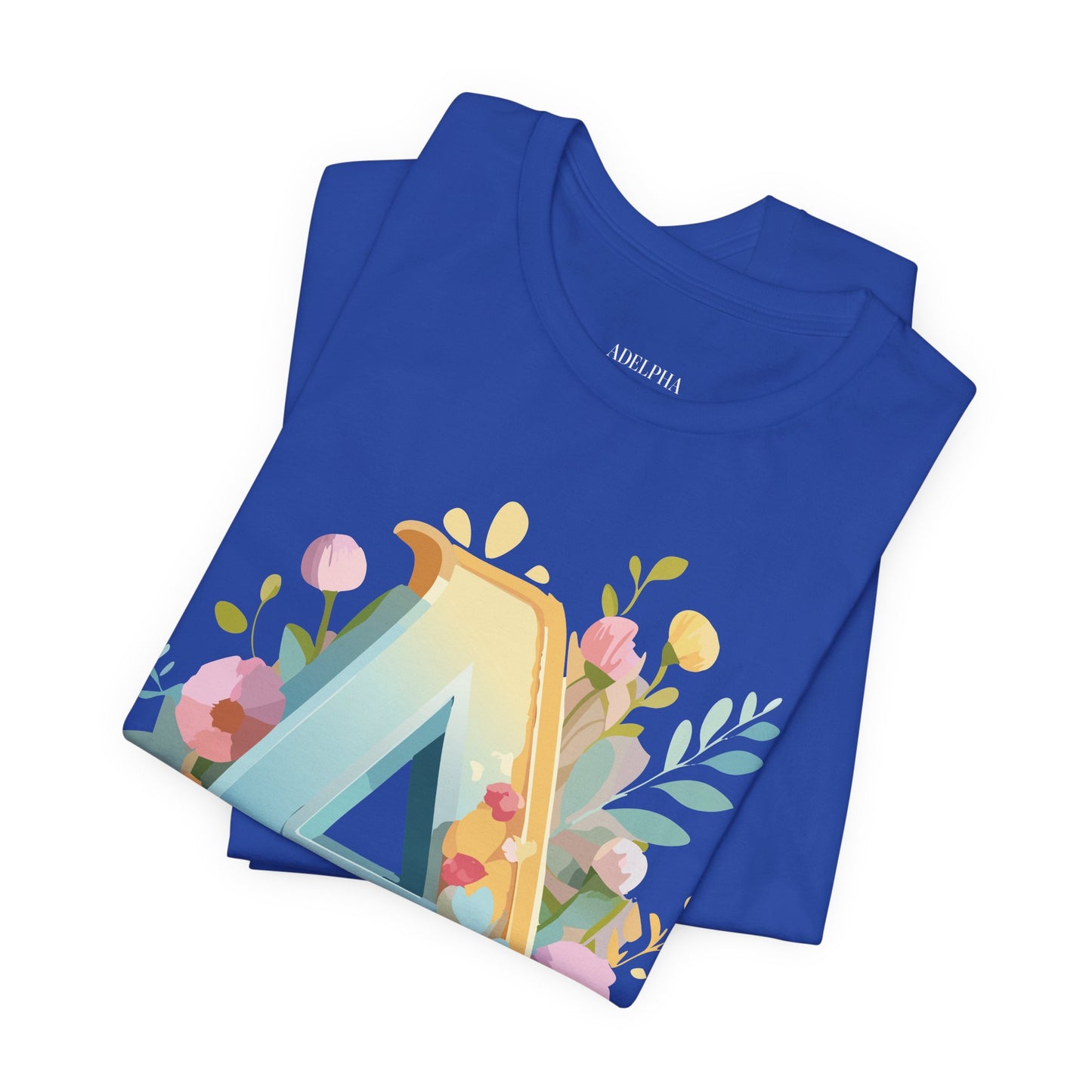 Natural Cotton Tee Shirt - Letters Collection - A Printify
