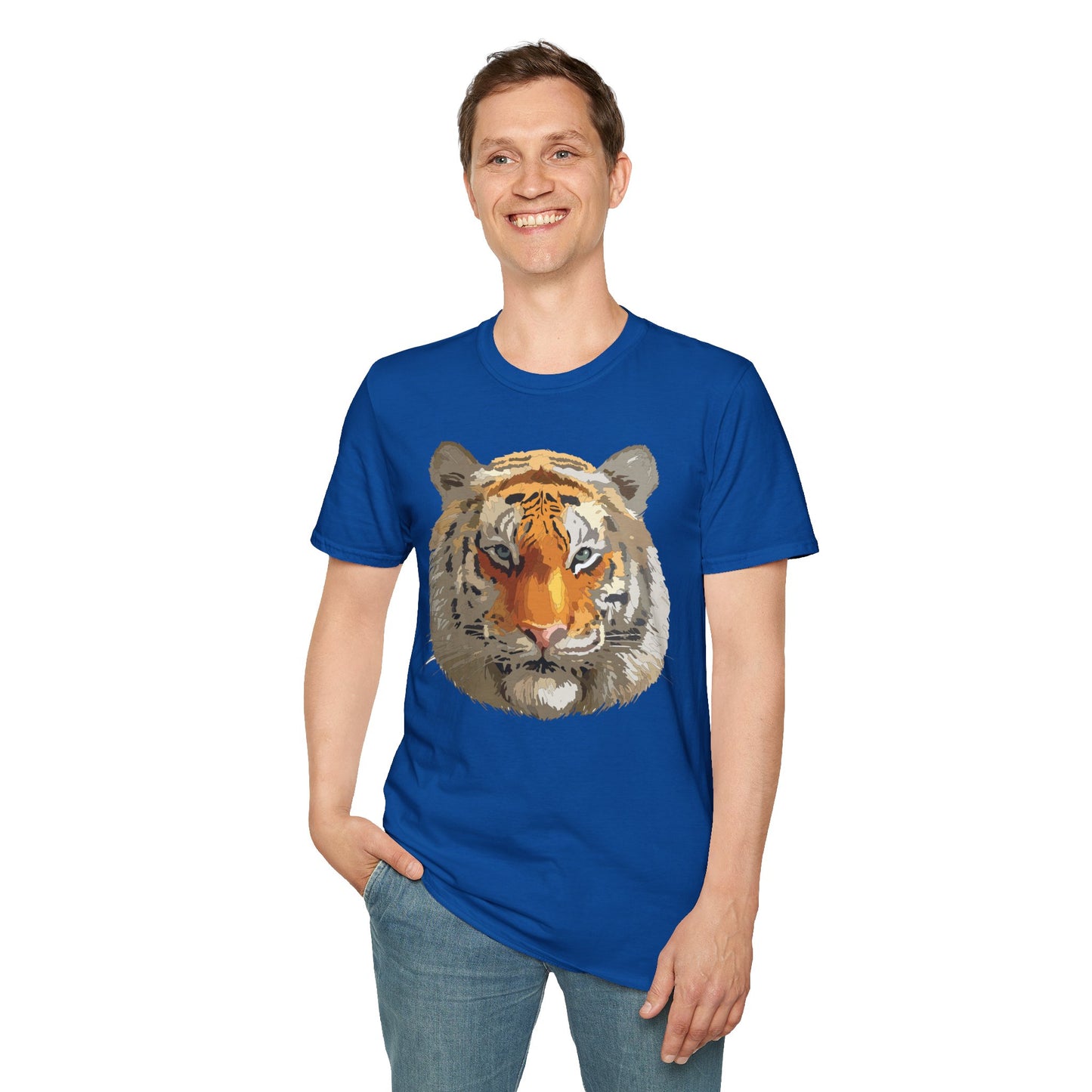 Tiger Shirt, Shirt with Tiger, Animal Tee, Shirt with Animals