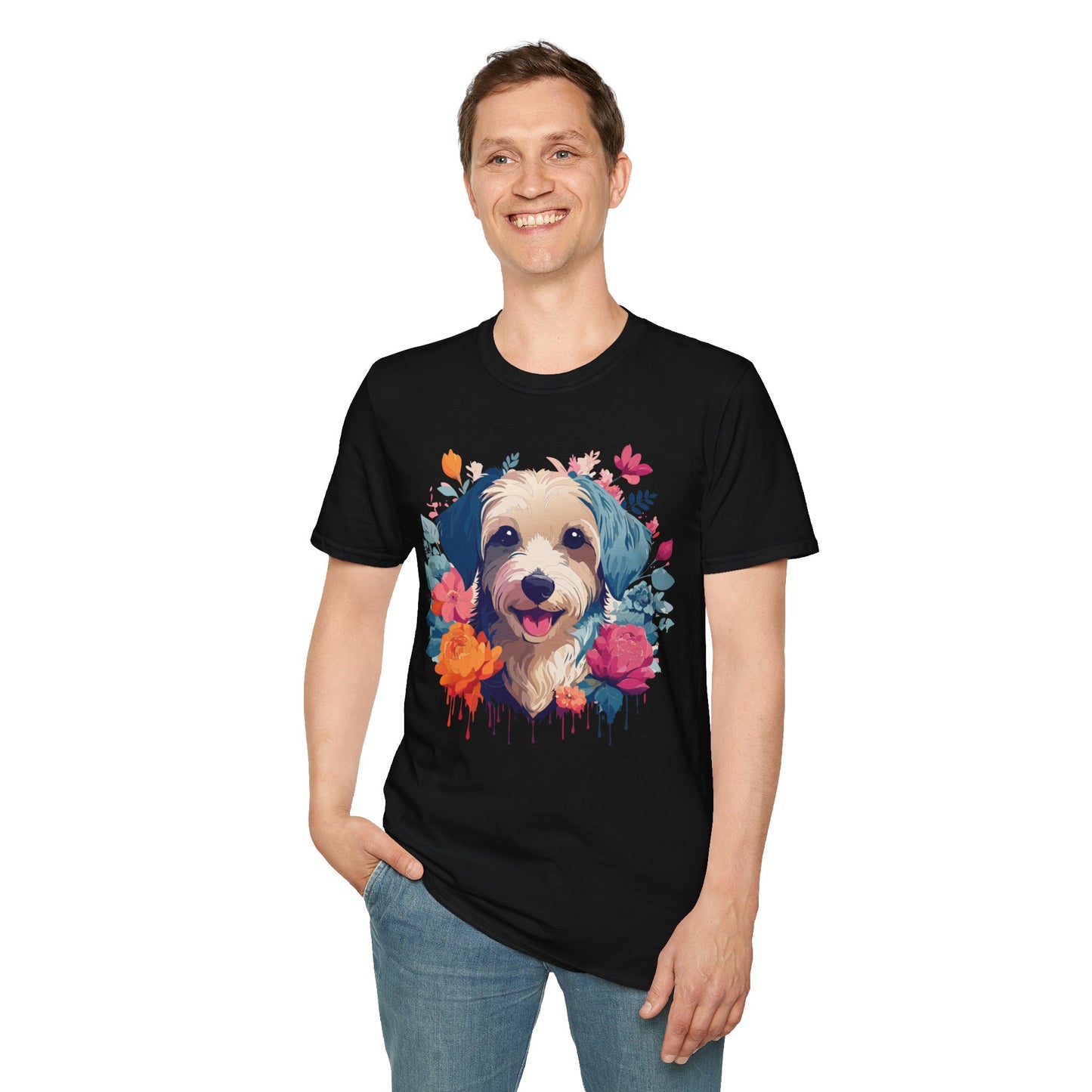 Dog Shirt, Shirt with Dog, Animal Tee, Shirt with Animals