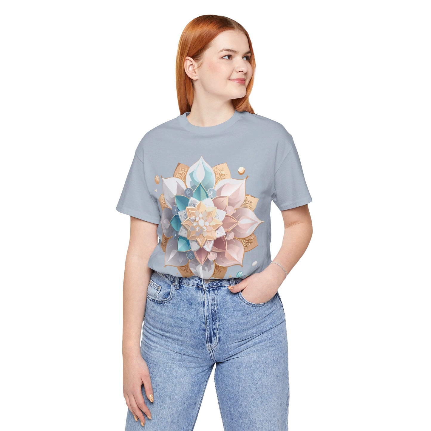 Natural Cotton Tee Shirt - Medallion Collection Printify