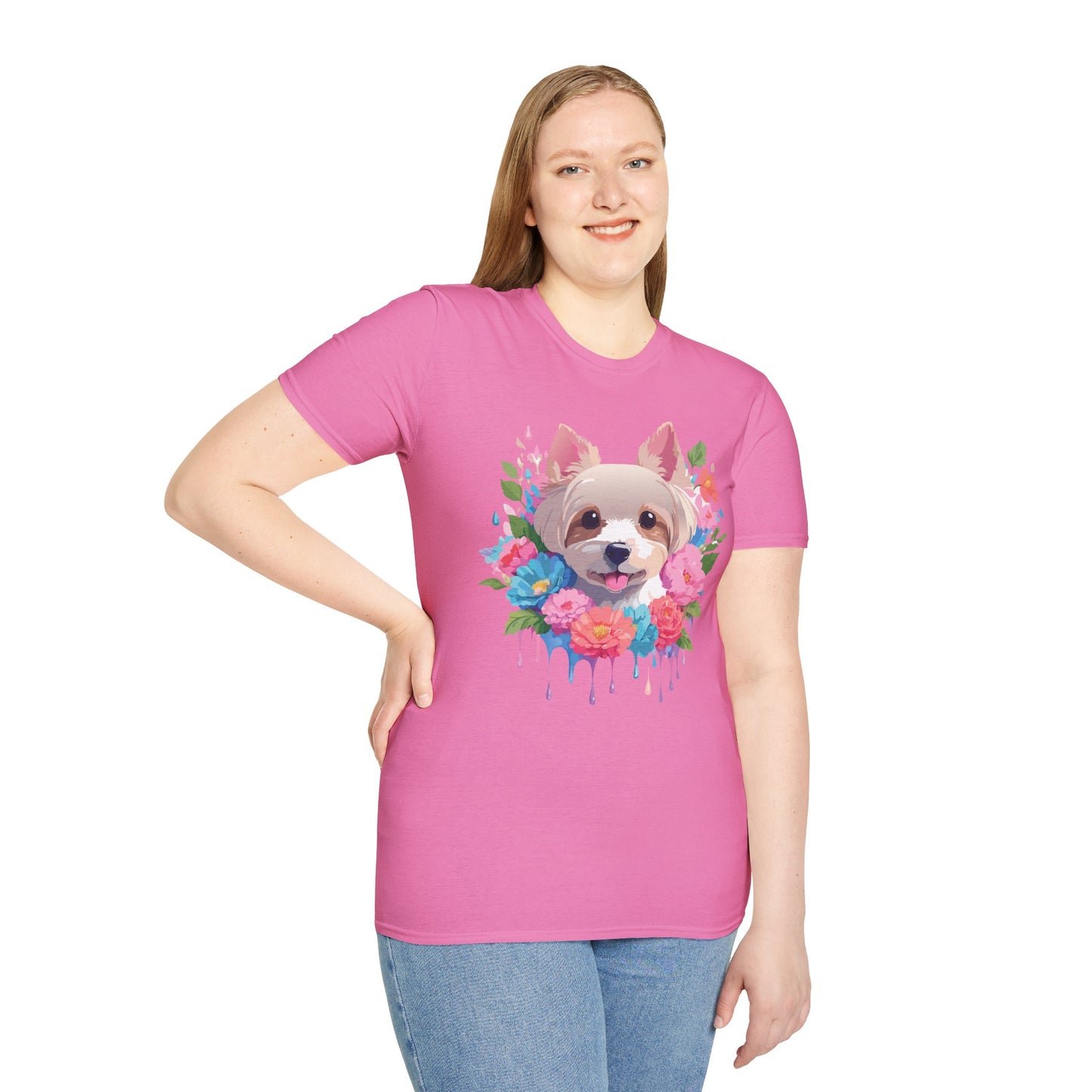 Dog Shirt, Shirt with Dog, Animal Tee, Shirt with Animals