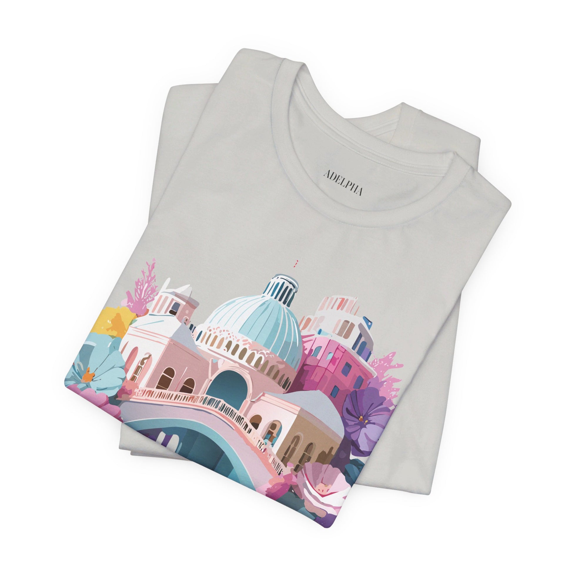 Natural Cotton Tee Shirt - Beautiful Places Collection - Venice Printify