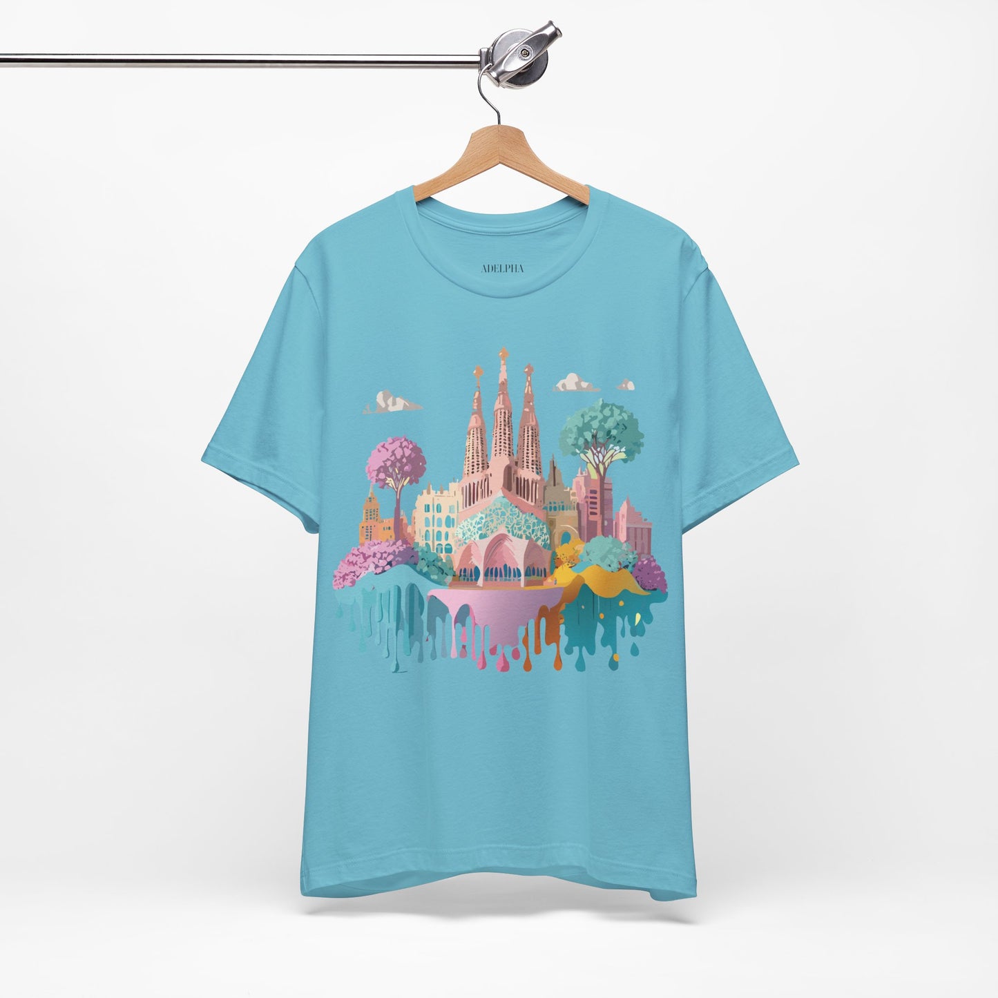 Tourist Shirt, Shirt with Barcelona - ADELPHA
