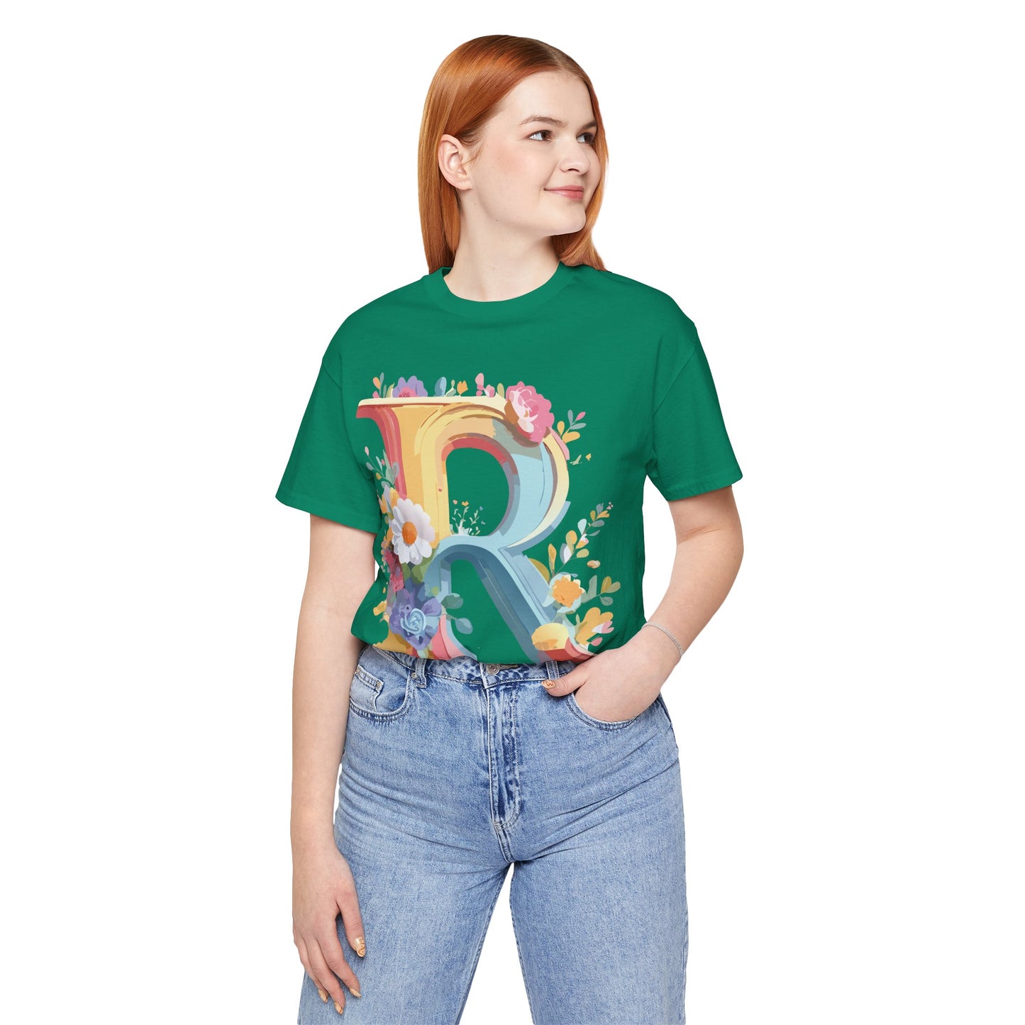 Letter Shirt, Letter R Shirt - ADELPHA