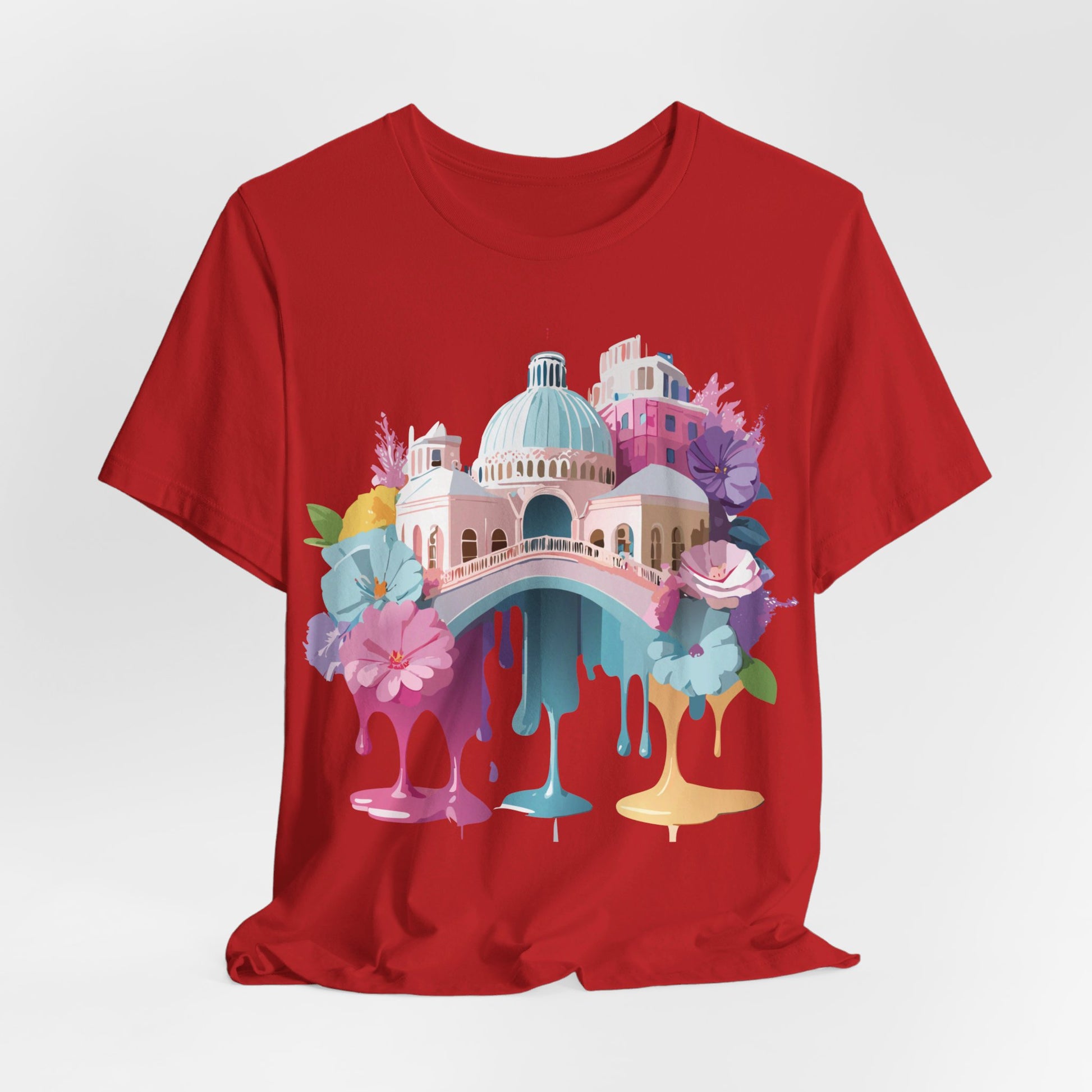 Natural Cotton Tee Shirt - Beautiful Places Collection - Venice Printify