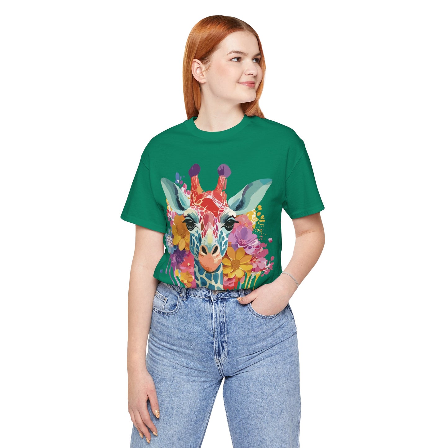 Shirt with Animals | Giraffe Printify