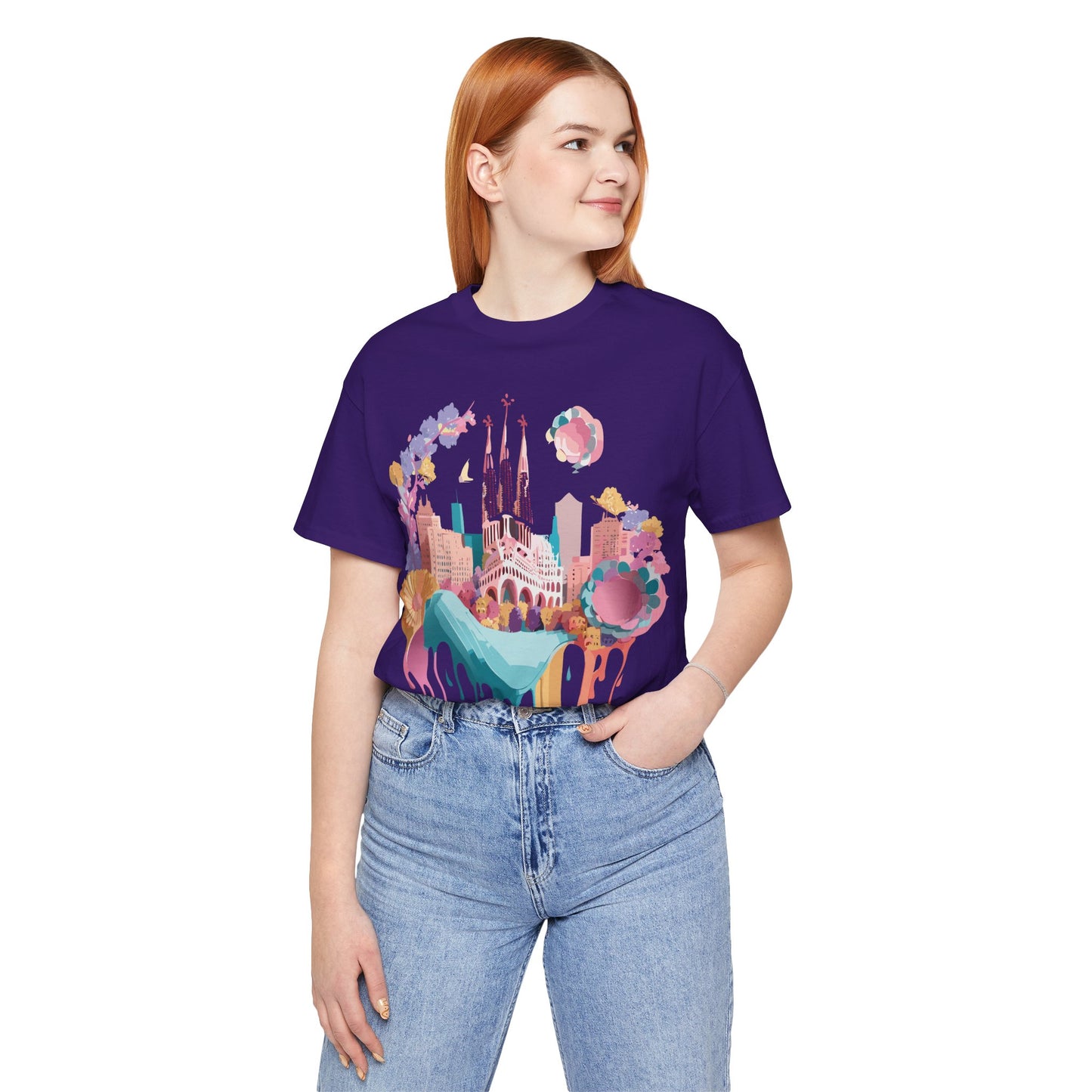 Tourist Shirt, Shirt with Barcelona - ADELPHA
