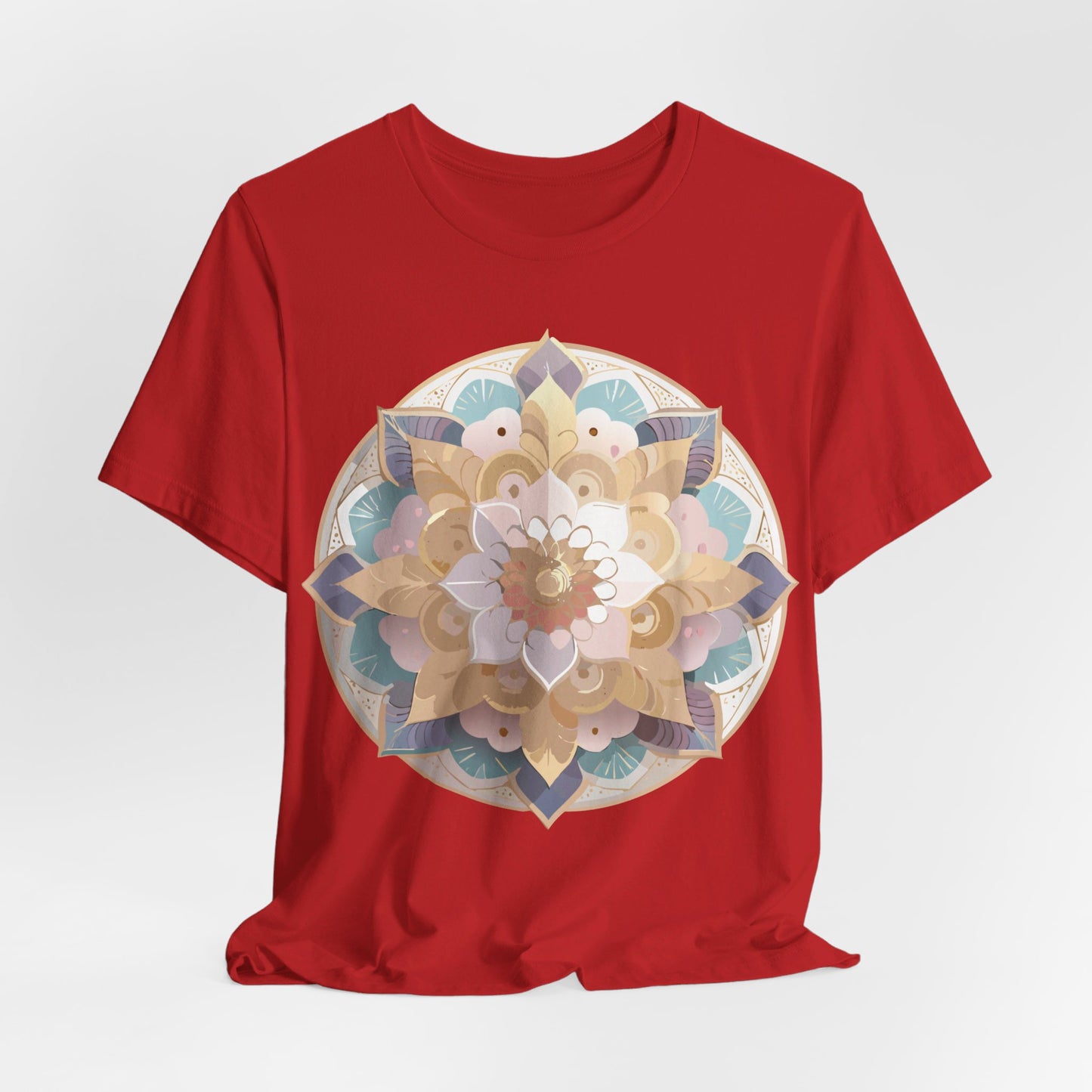 Natural Cotton Tee Shirt - Medallion Collection Printify